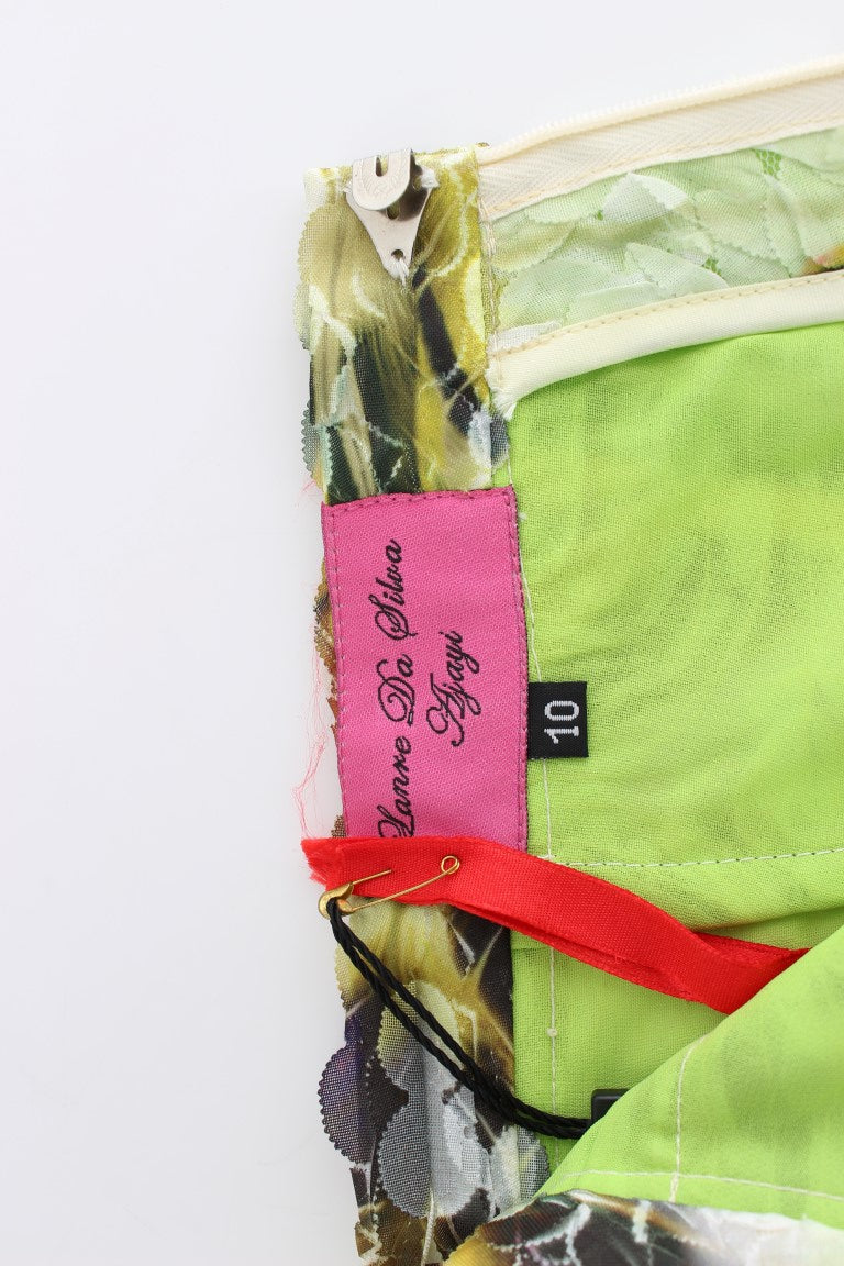 Lanre Da Silva Ajayi Multicolor Organza Pencil Skirt Lanre Da Silva Ajayi
