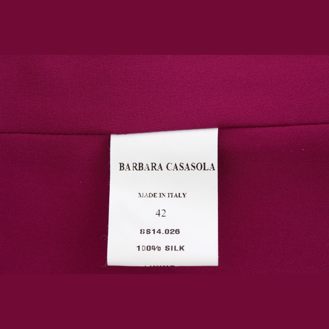 Barbara Casasola Purple Silk Sleeveless Blouse Top