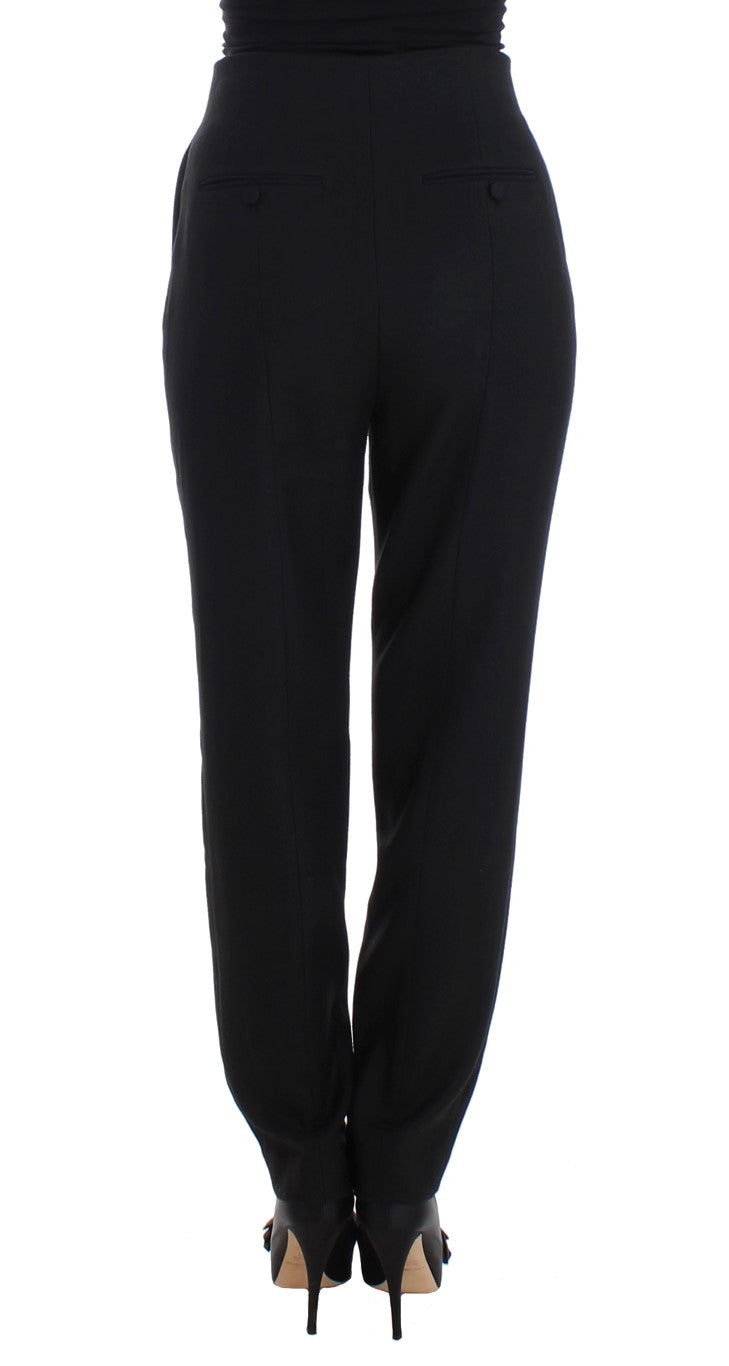 KAALE SUKTAE Black High Waist Straight Slim Dress Pants KAALE SUKTAE