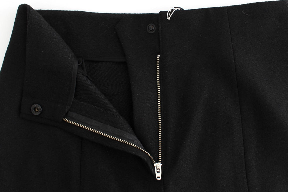 KAALE SUKTAE Black High Waist Straight Slim Dress Pants KAALE SUKTAE