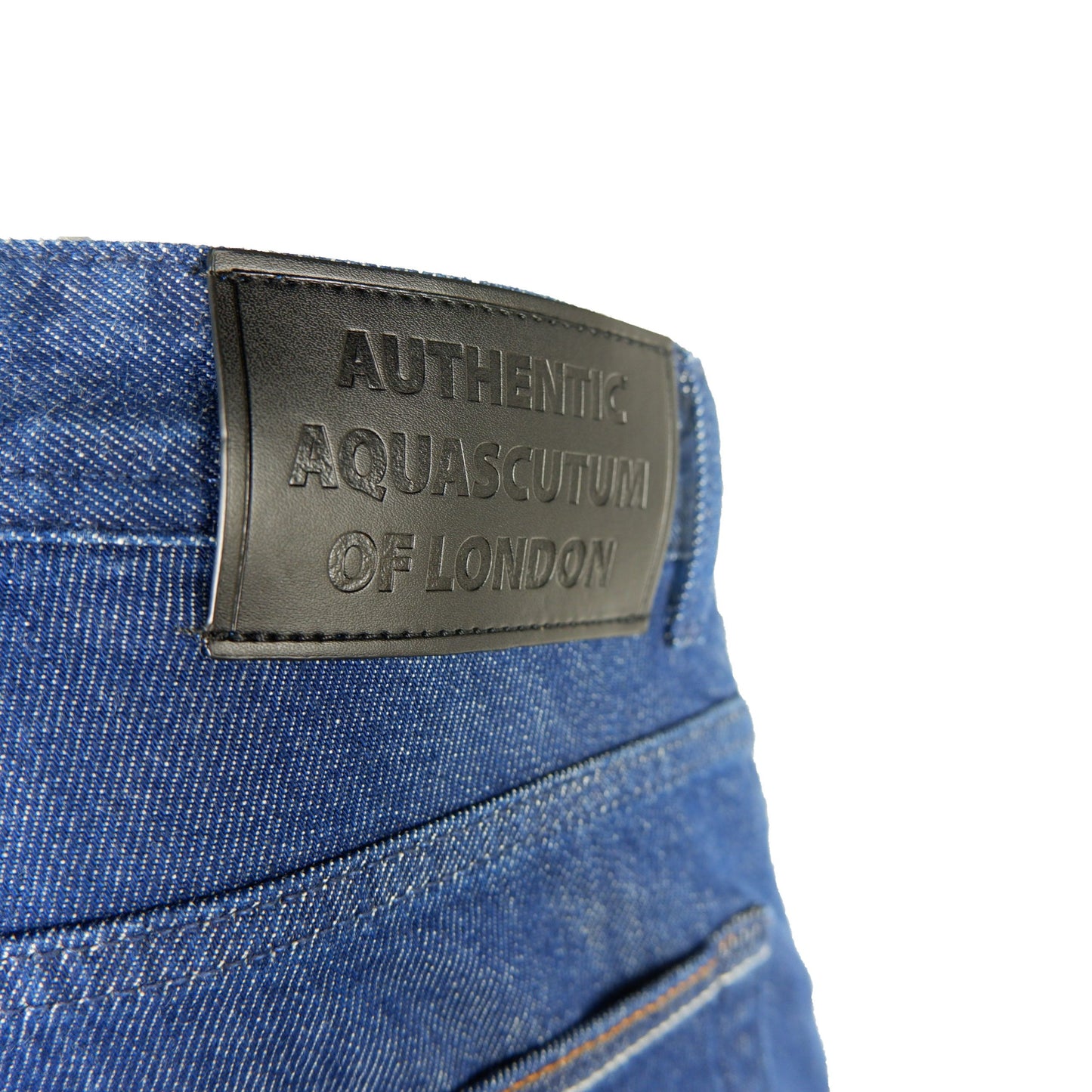 Aquascutum Dark Blue Cotton Men Jeans Aquascutum