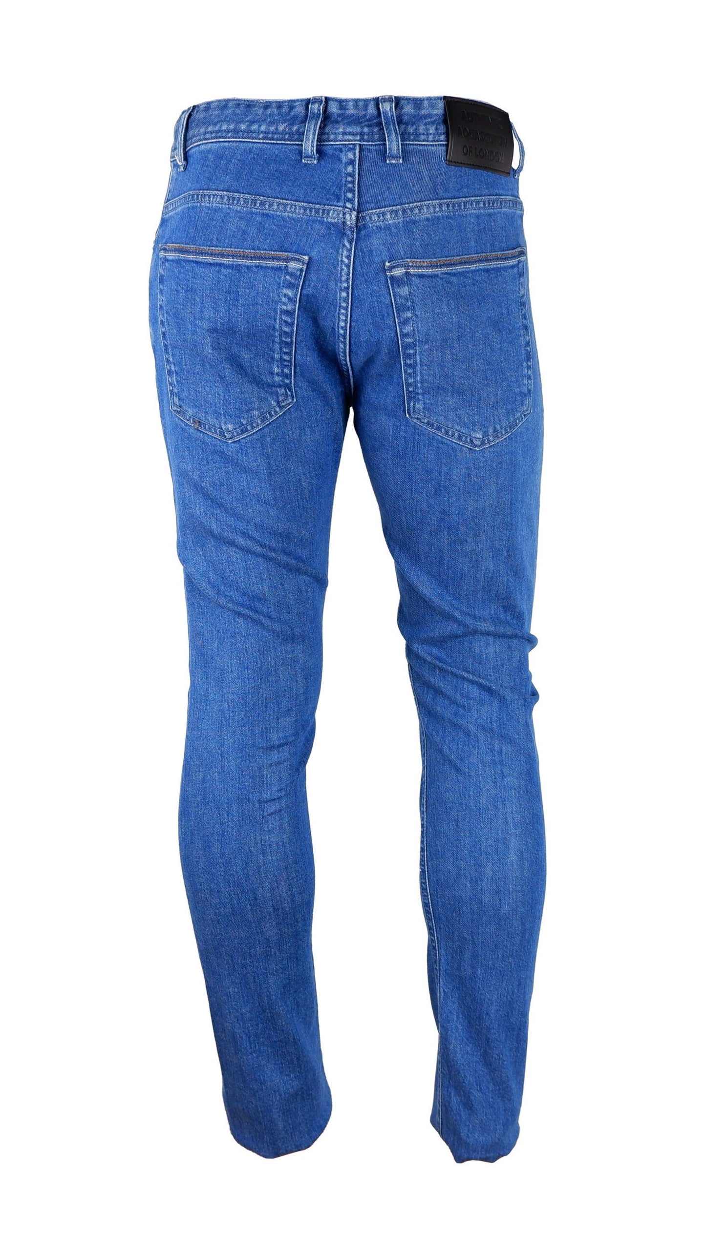 Aquascutum Light Blue Cotton Men Jeans Aquascutum