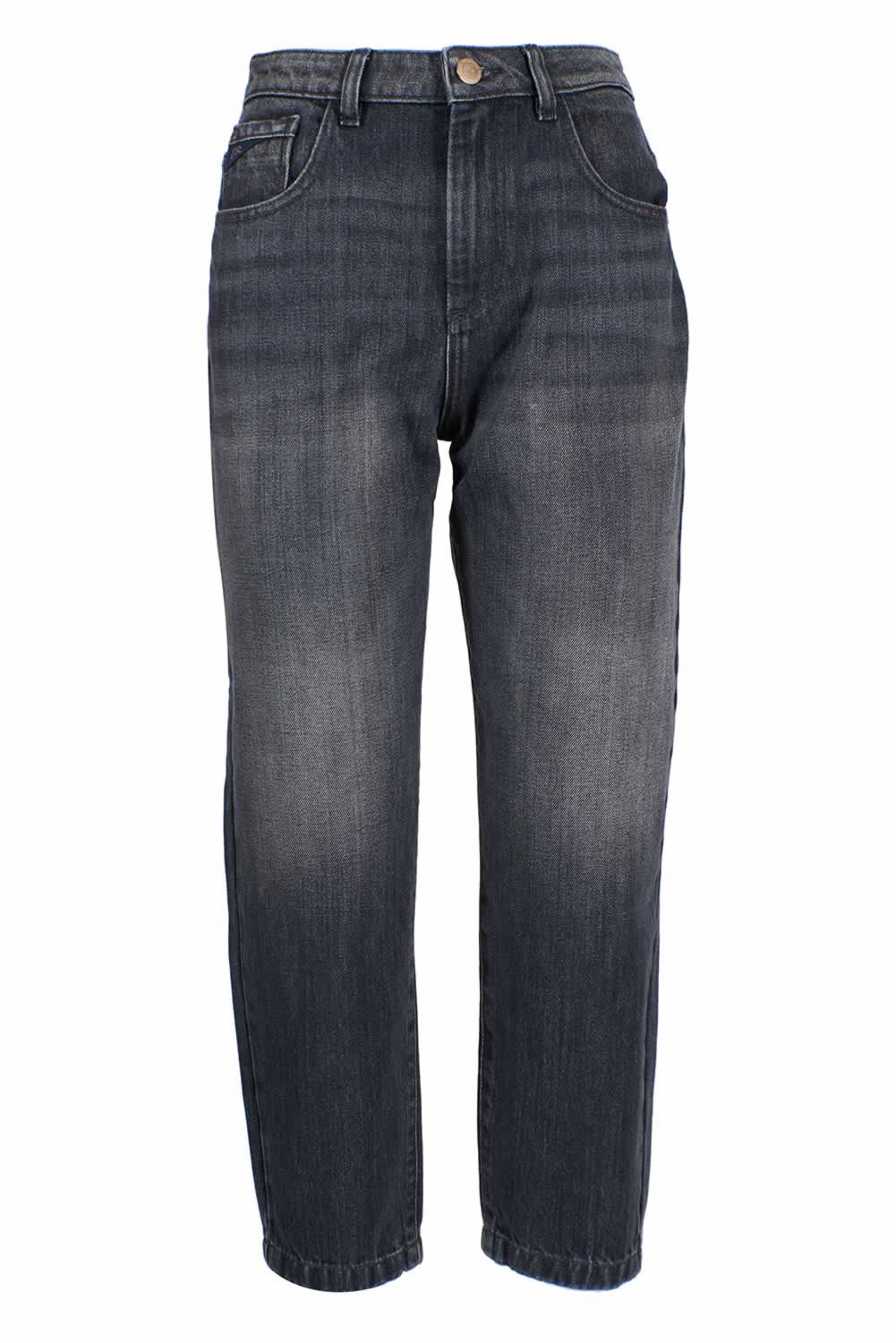 Yes Zee Black Cotton Women's High-Waisted Jeans Yes Zee