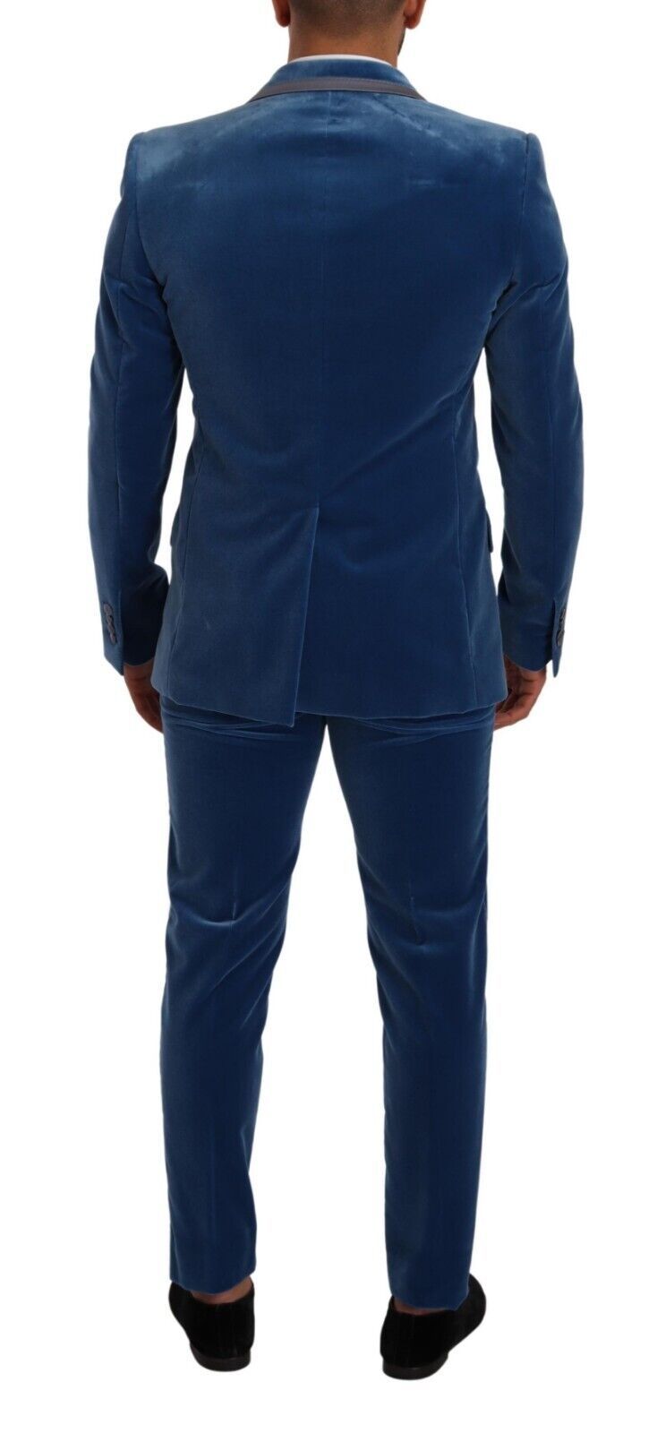 Dolce & Gabbana Blue SICILIA Velvet Slim Fit 2 Piece Suit Dolce & Gabbana