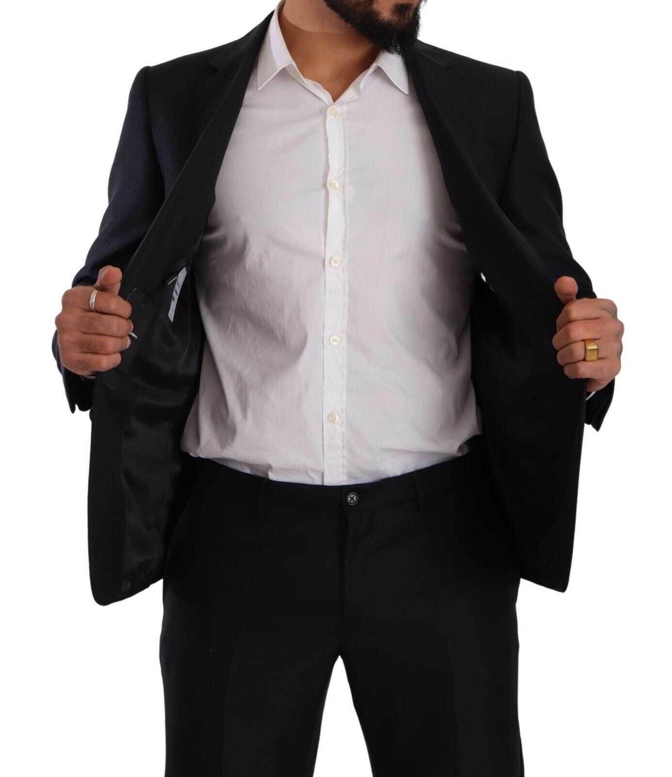 Dolce & Gabbana Blue MARTINI Slim fit 2 Piece Coat Suit Dolce & Gabbana