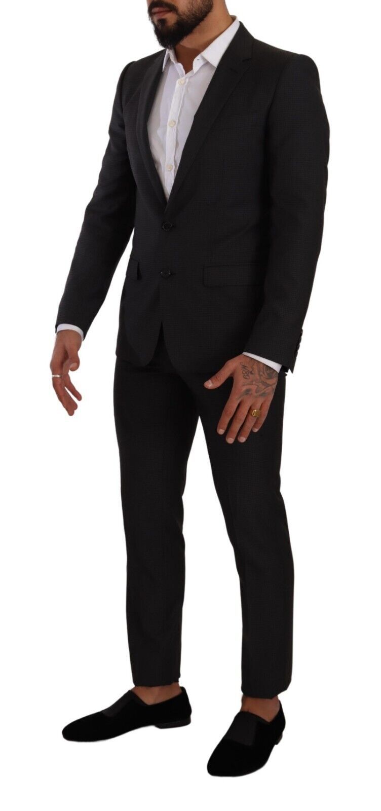 Dolce & Gabbana Black MARTINI Single Breasted 2 Piece Suit Dolce & Gabbana