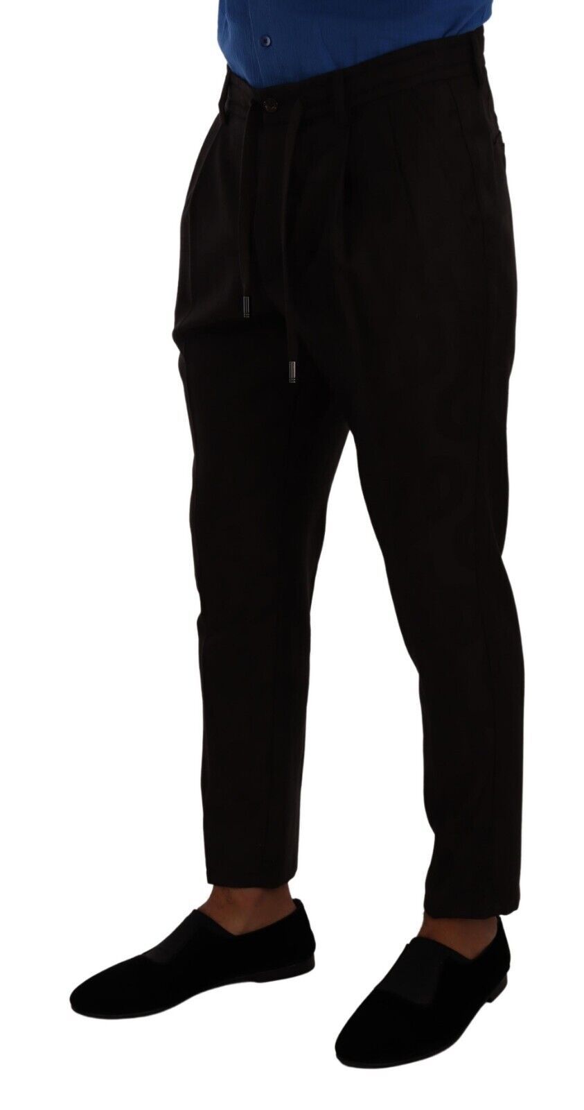 Dolce & Gabbana Bordeaux Wool Men Skinny Trouser Pants Dolce & Gabbana