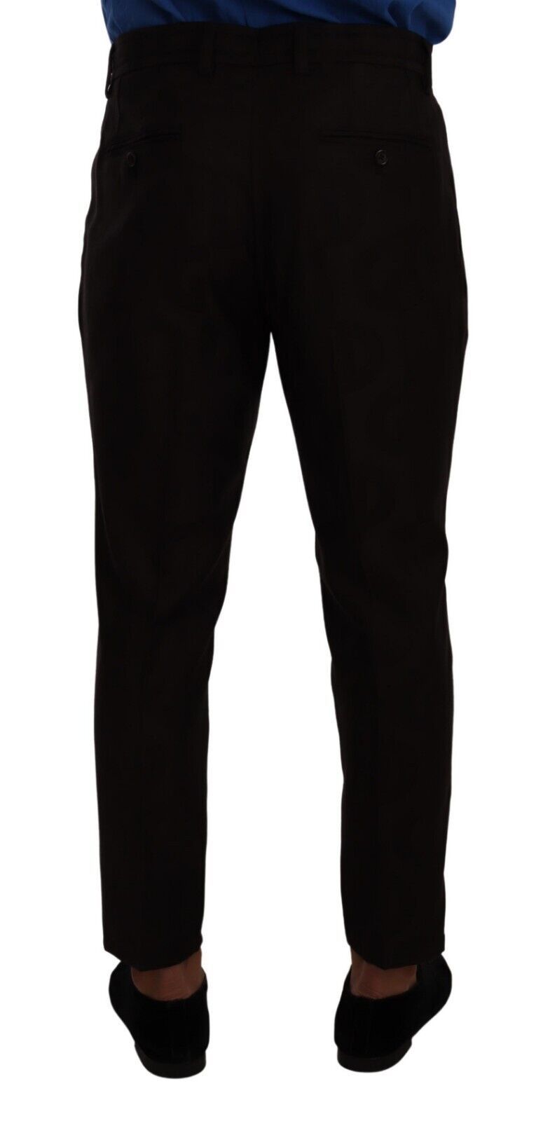 Dolce & Gabbana Bordeaux Wool Men Skinny Trouser Pants Dolce & Gabbana
