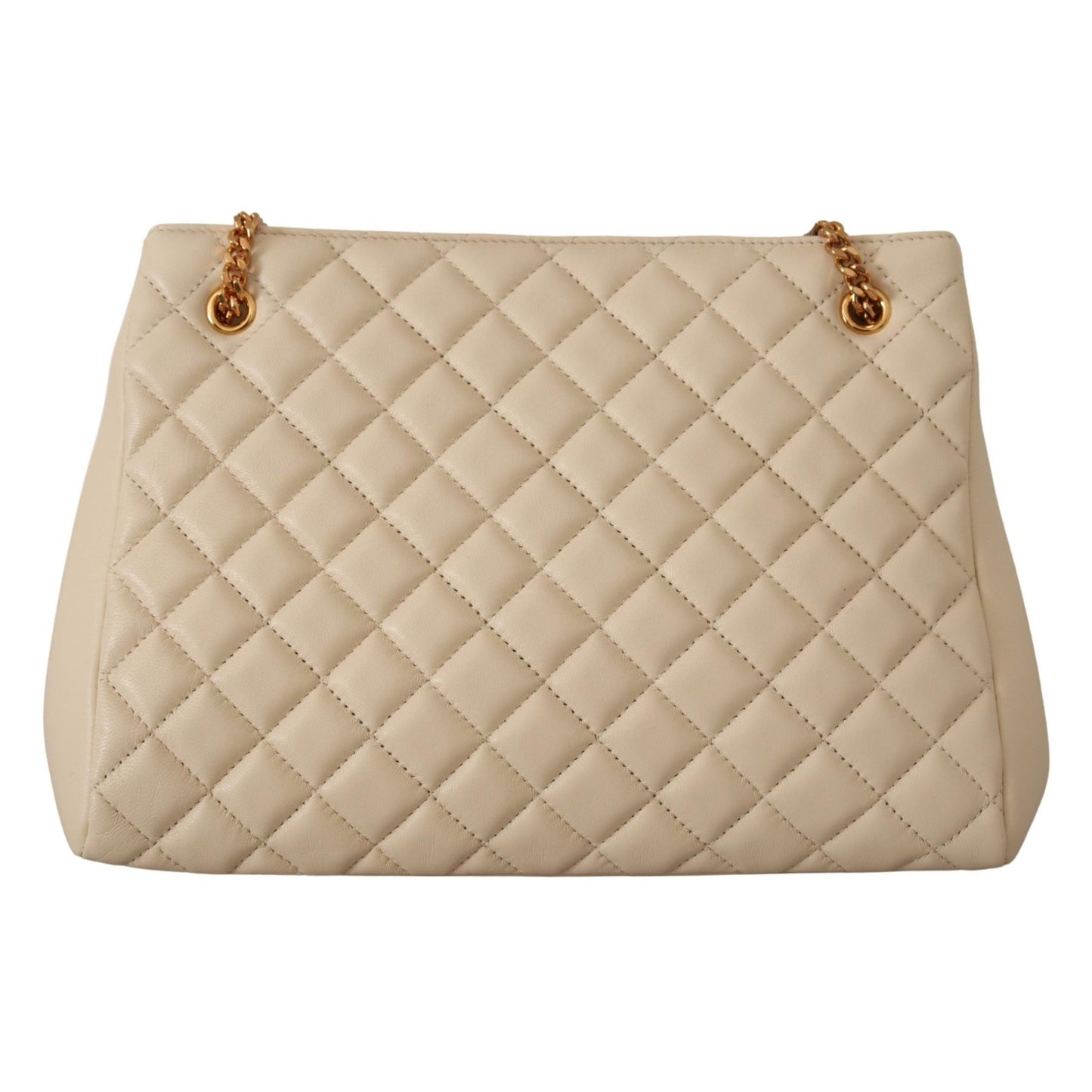 Versace Elegant Quilted Nappa Leather Tote Versace