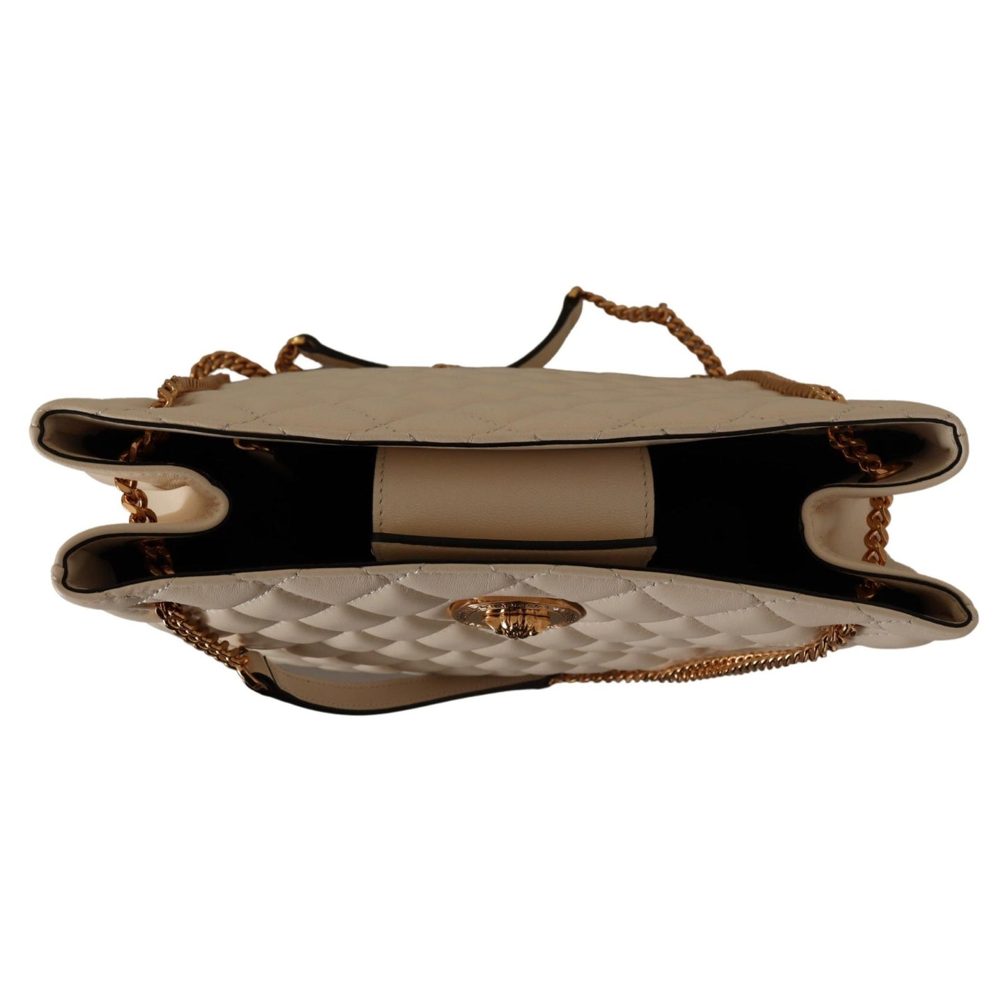Versace Elegant Quilted Nappa Leather Tote Versace