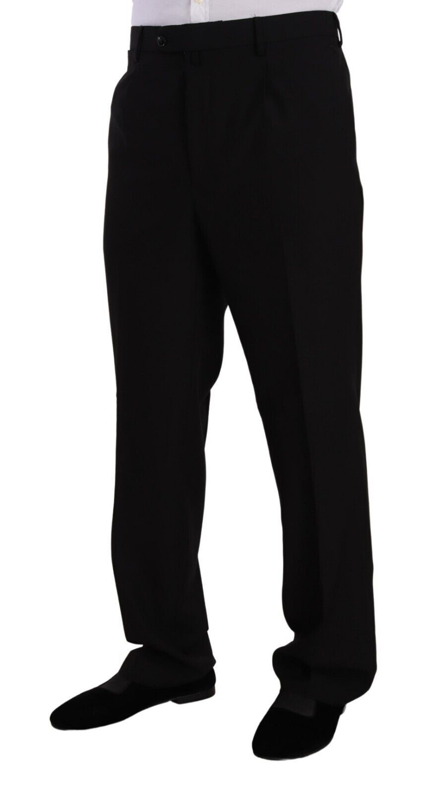 Domenico Tagliente Black Polyester Single Breasted Formal Suit Domenico Tagliente