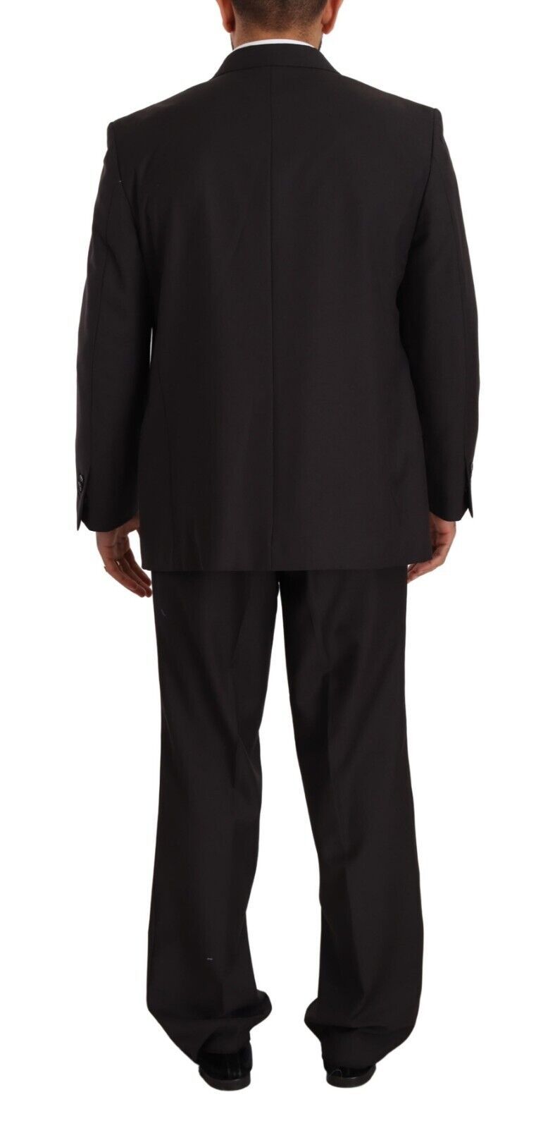 Domenico Tagliente Gray Polyester Single Breasted Formal Suit Domenico Tagliente