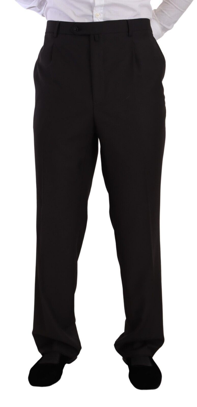 Domenico Tagliente Gray Polyester Single Breasted Formal Suit Domenico Tagliente