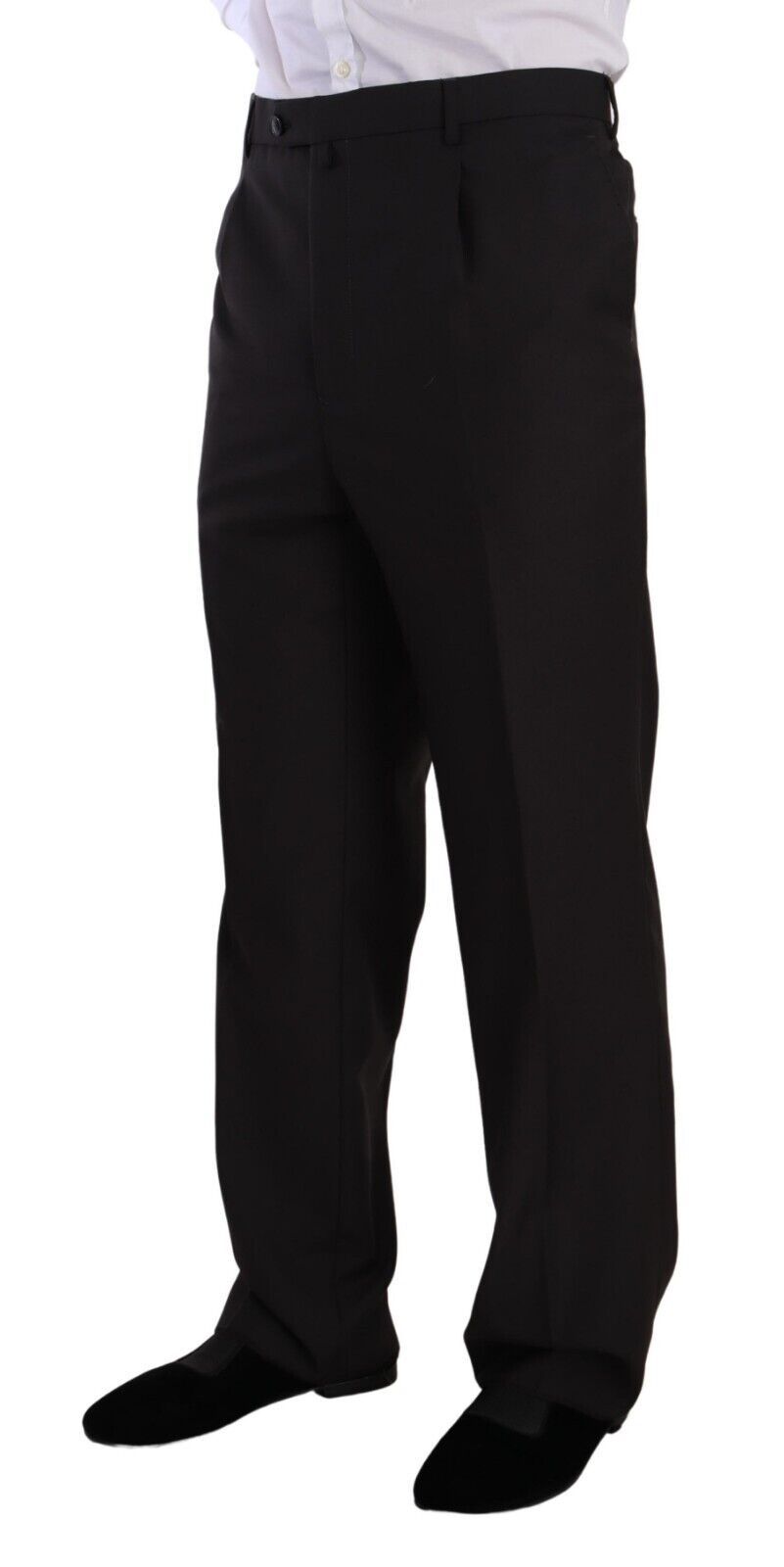 Domenico Tagliente Gray Polyester Single Breasted Formal Suit Domenico Tagliente