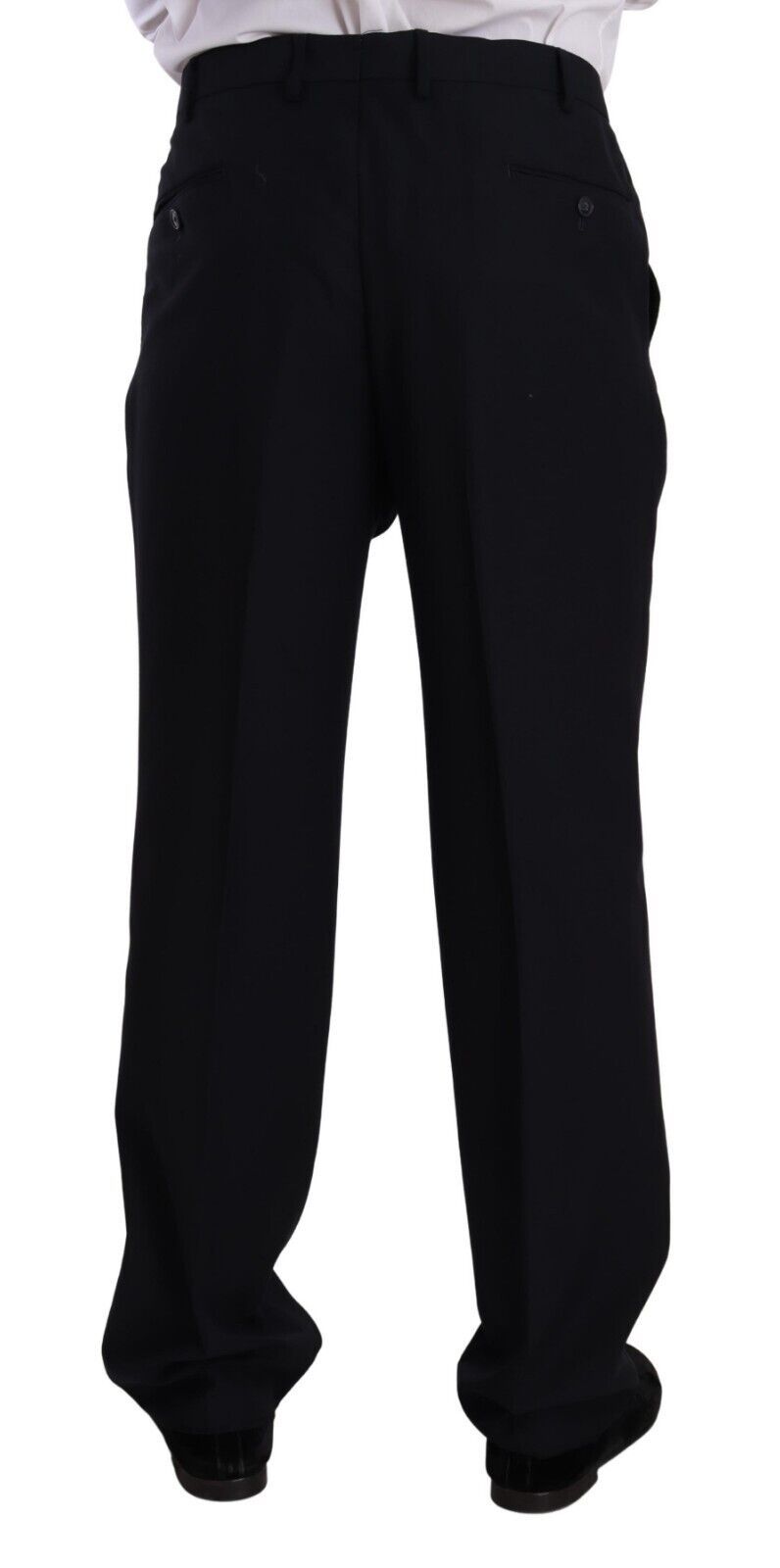 Domenico Tagliente Blue Polyester Single Breasted Formal Suit Domenico Tagliente