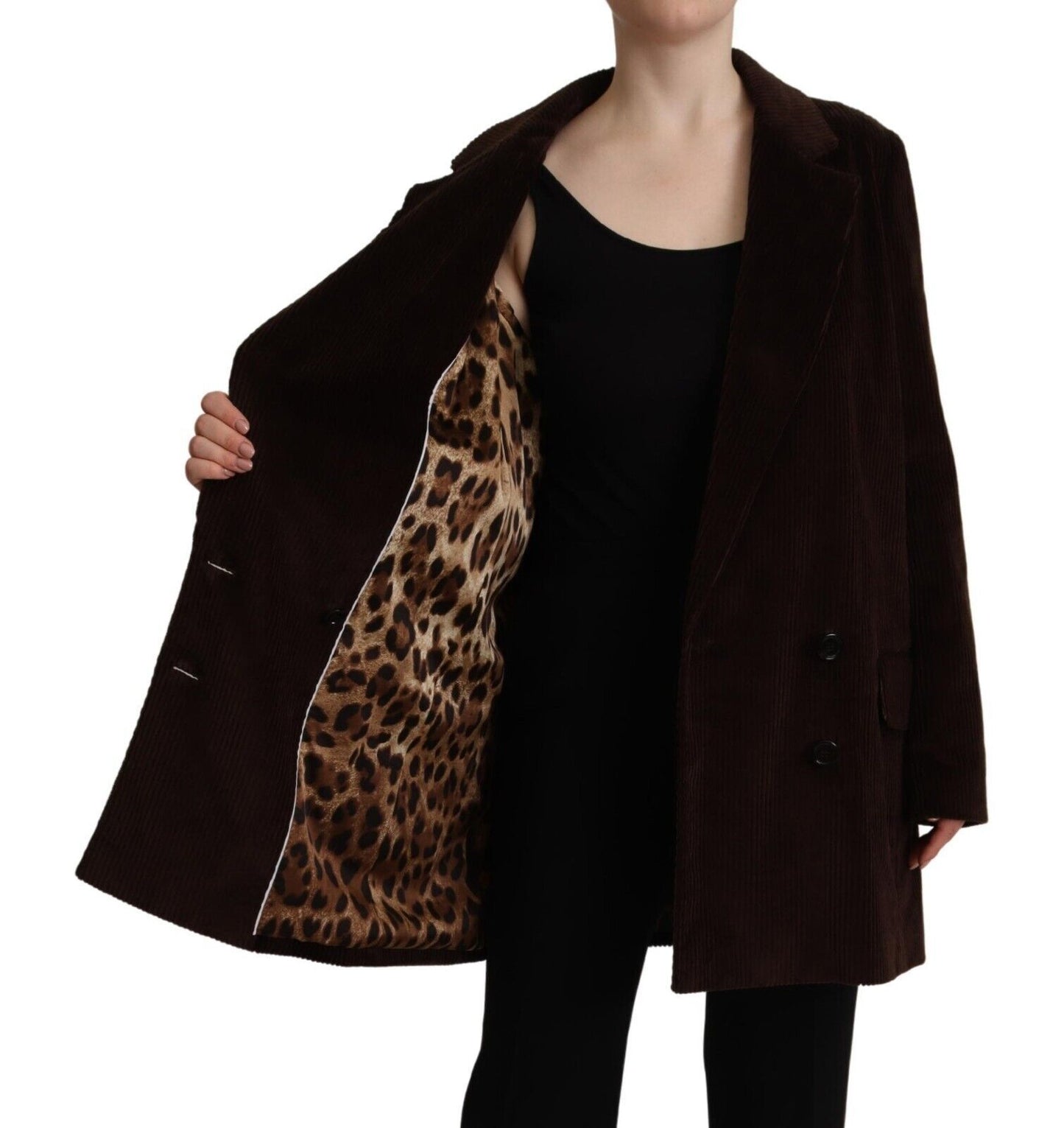 Dolce & Gabbana Bordeaux Corduroy Cotton Blazer Oversized Jacket Dolce & Gabbana