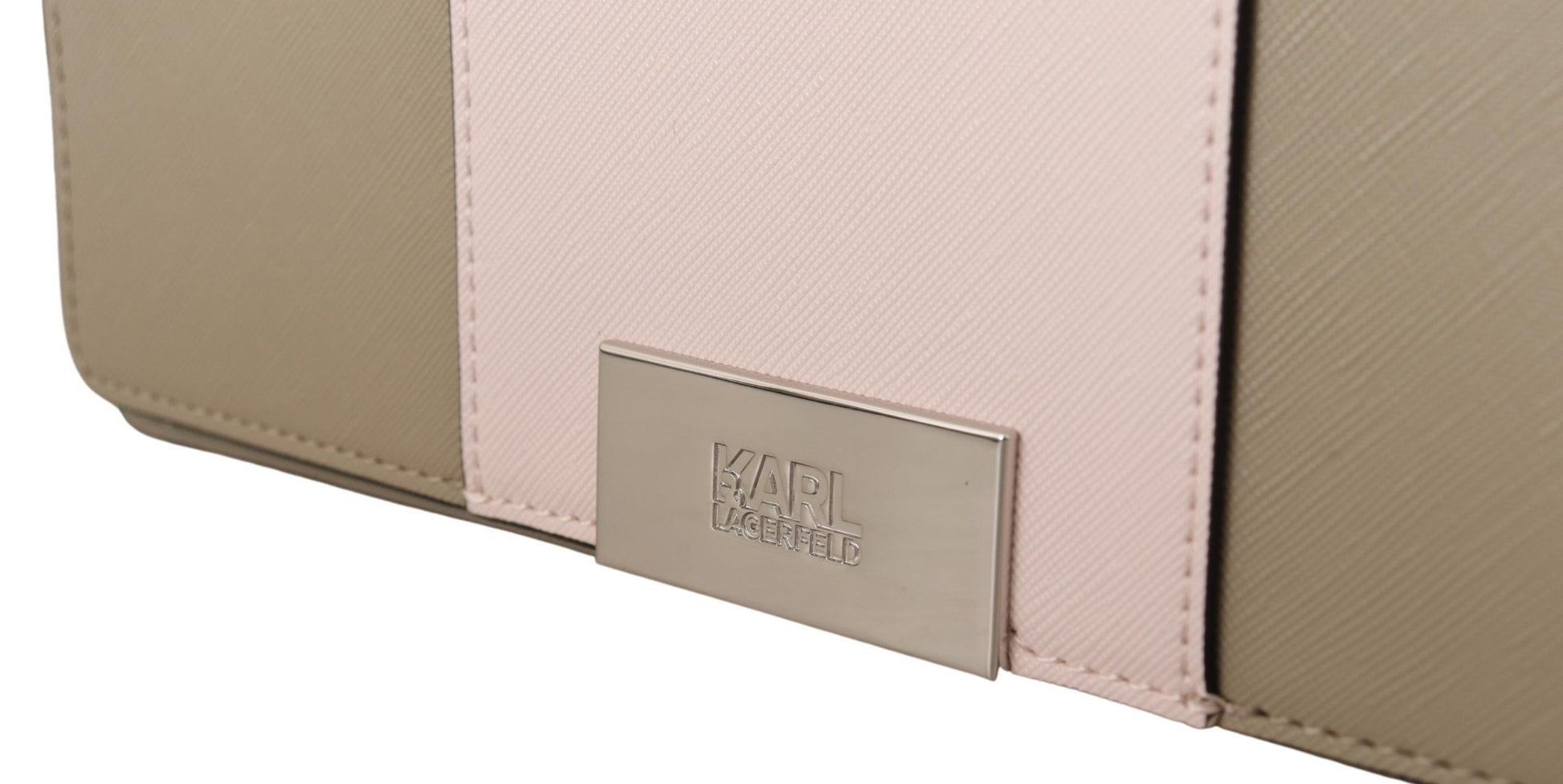 Karl Lagerfeld Chic Sage Shoulder Bag with Dual Straps Karl Lagerfeld