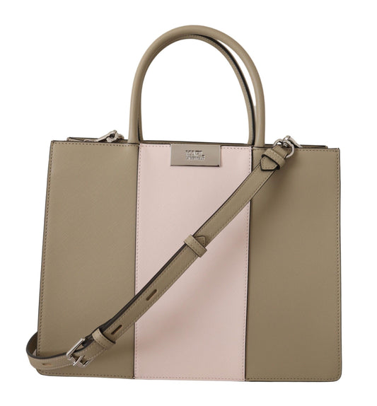 Karl Lagerfeld Elegant Sage Green Tote Shoulder Bag Karl Lagerfeld