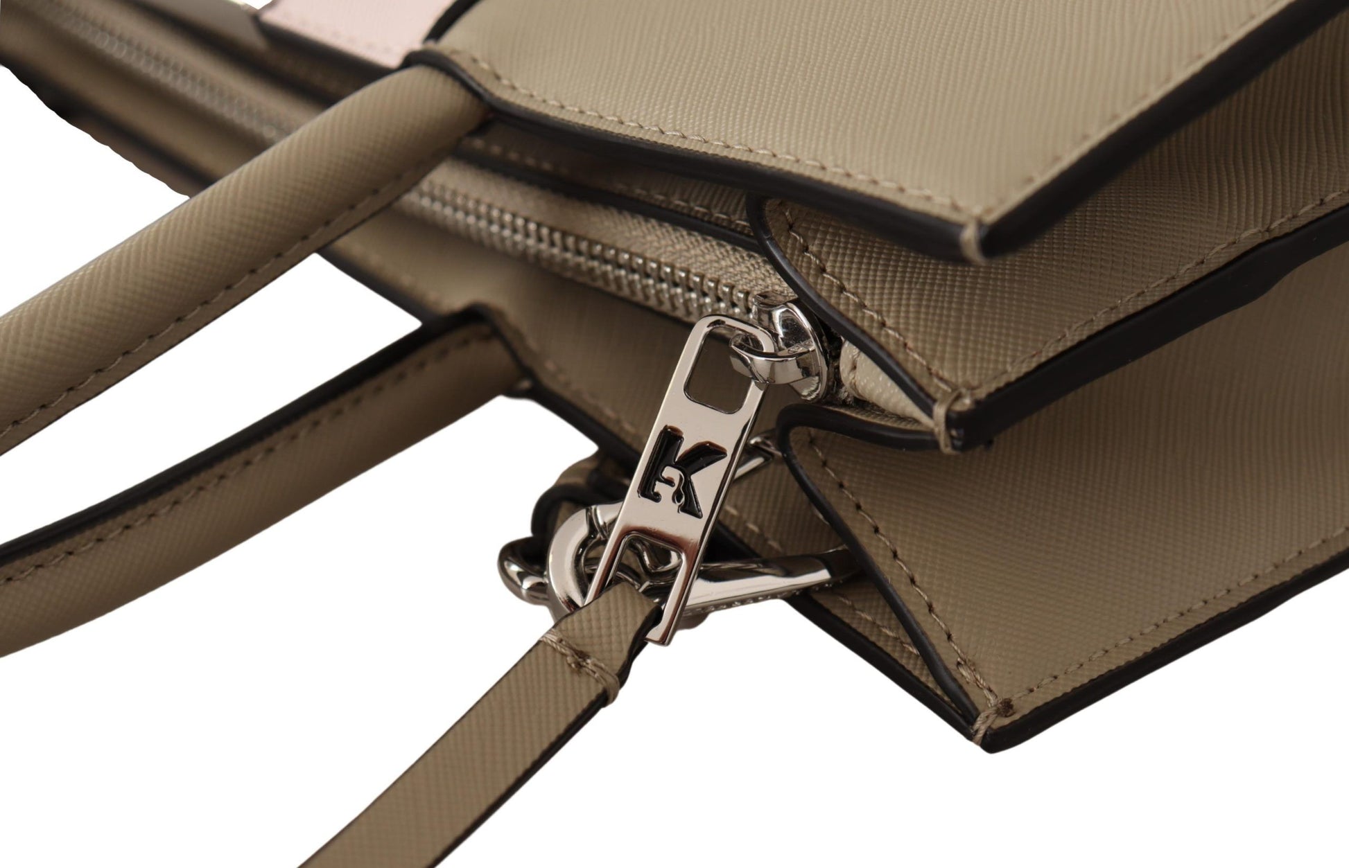 Karl Lagerfeld Elegant Sage Green Tote Shoulder Bag Karl Lagerfeld