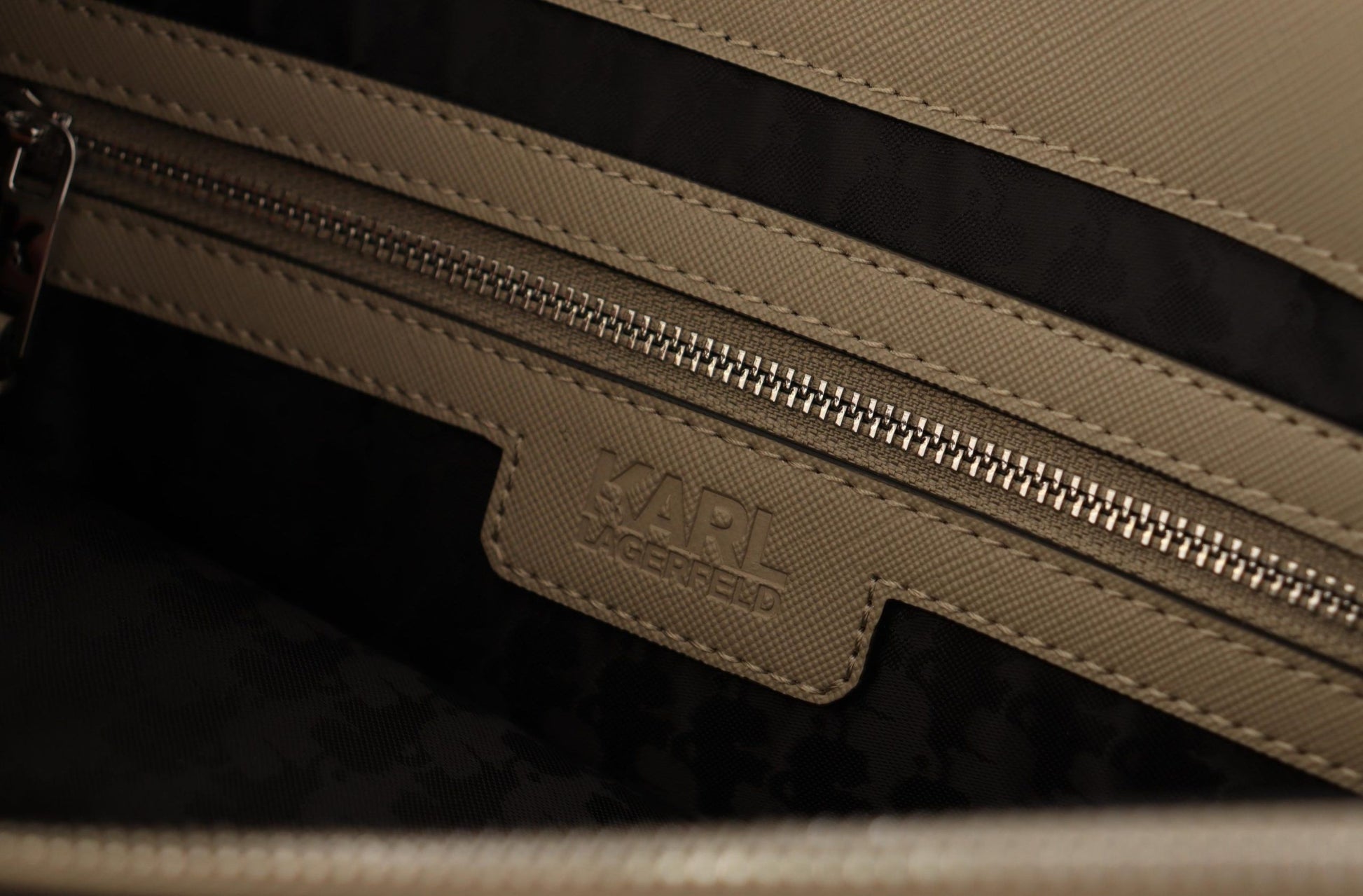 Karl Lagerfeld Elegant Sage Green Tote Shoulder Bag Karl Lagerfeld