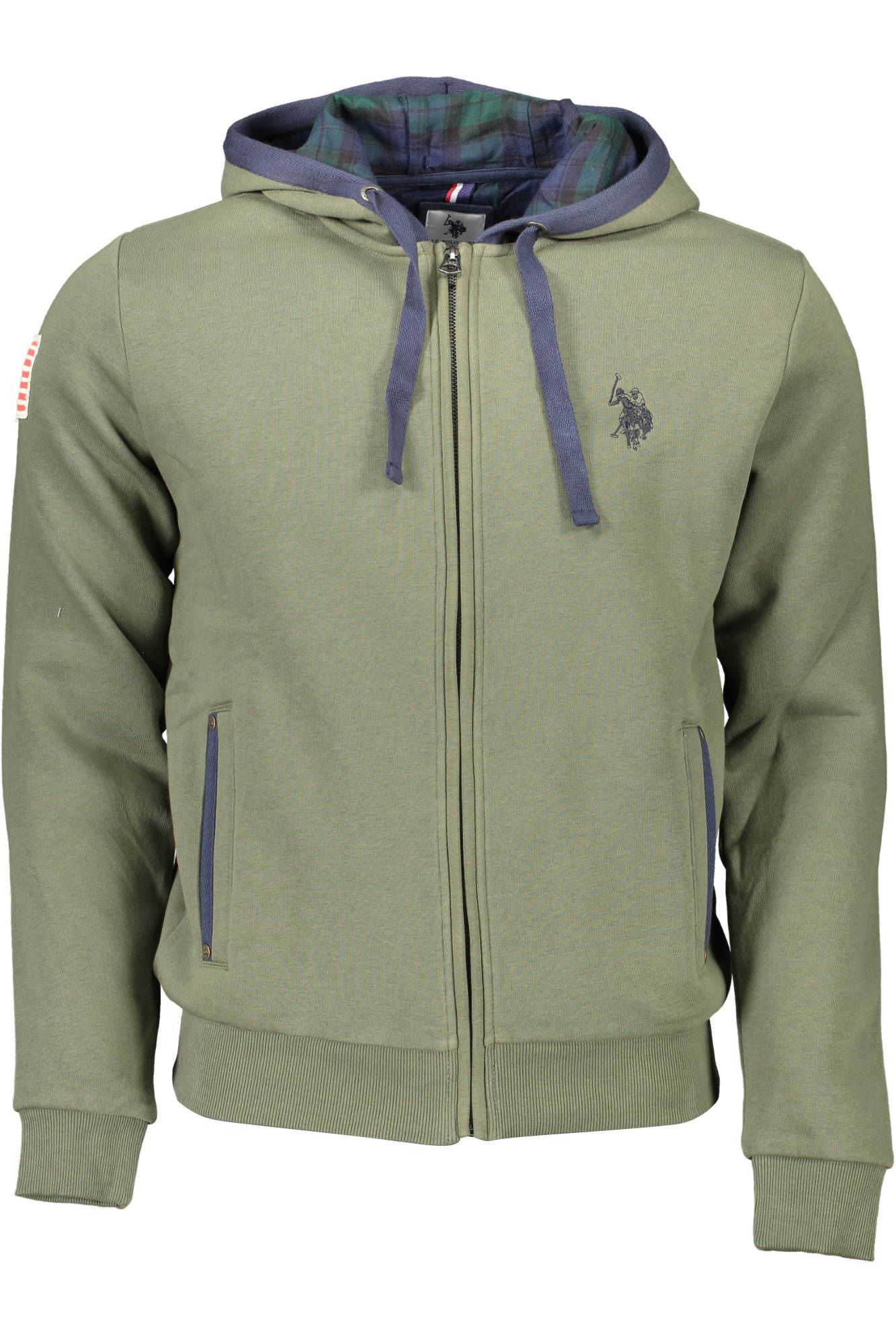 U.S. POLO ASSN. Green Cotton Men Sweater U.S. POLO ASSN.