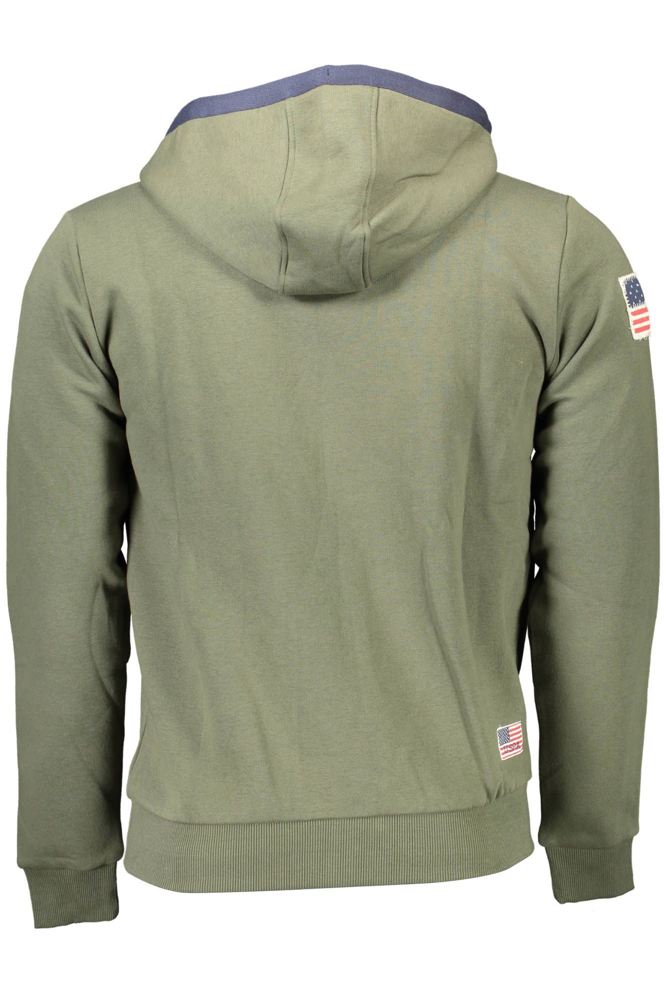 U.S. POLO ASSN. Green Cotton Men Sweater U.S. POLO ASSN.