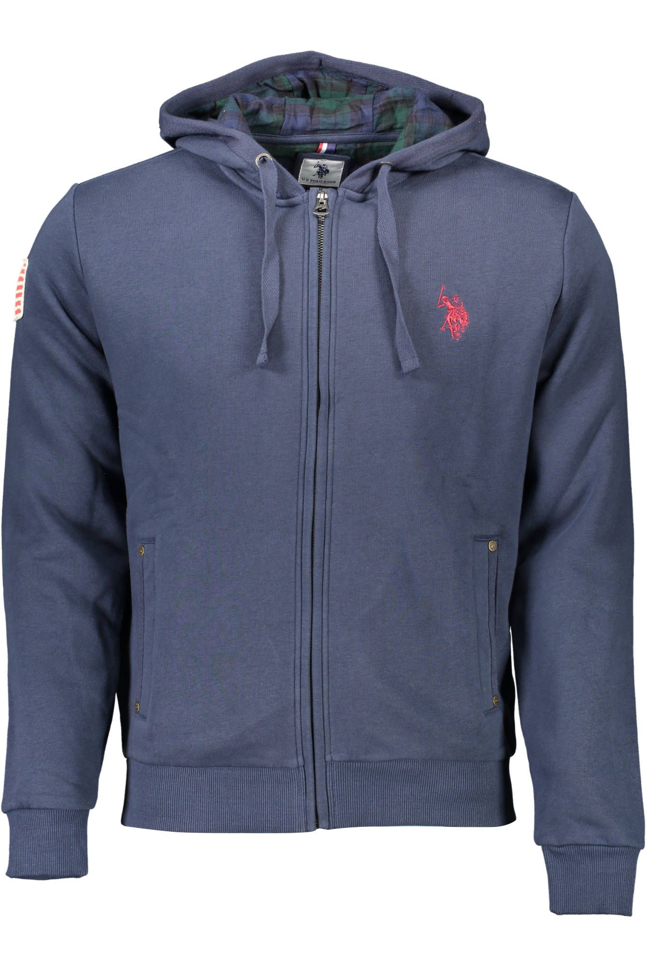 U.S. POLO ASSN. Blue Cotton Men Sweater U.S. POLO ASSN.