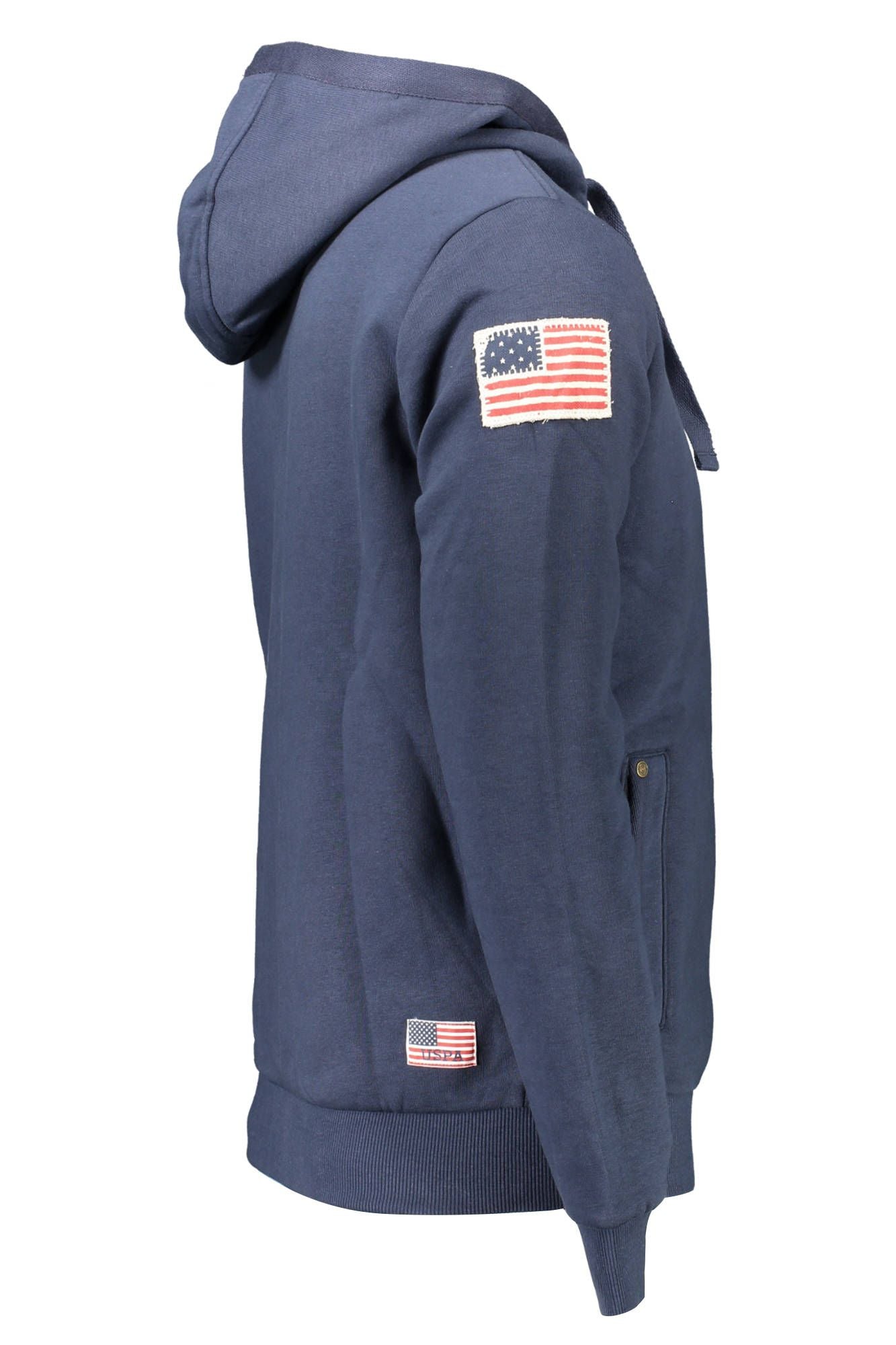 U.S. POLO ASSN. Blue Cotton Men Sweater U.S. POLO ASSN.