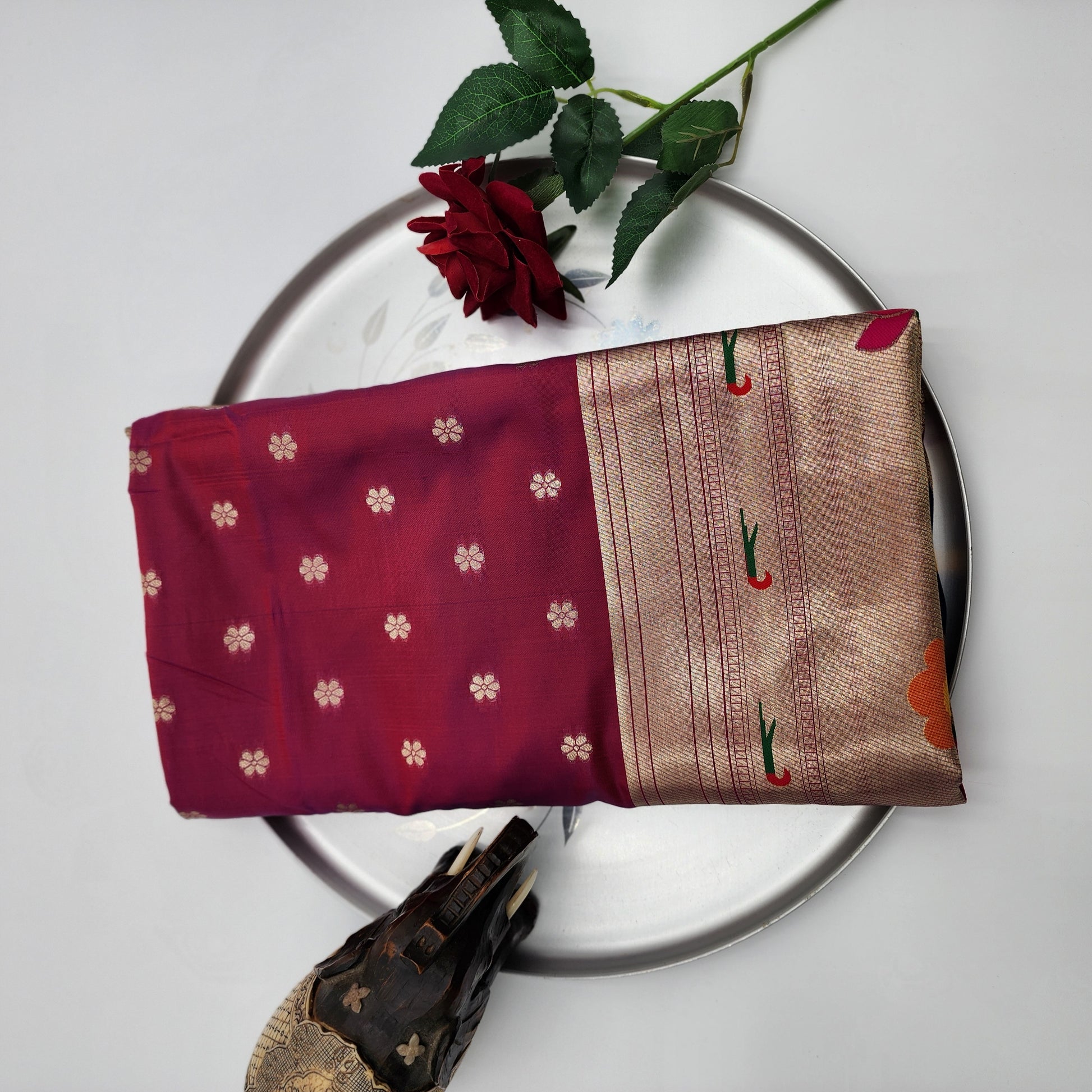 Paithani designer Silk Saree - Eljoys Fashion
