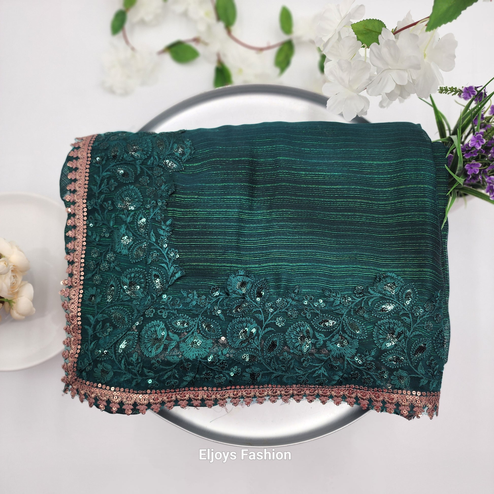 Bollywood Designer Fancy Partywear Saree Soft silk - Eljoys Fashion