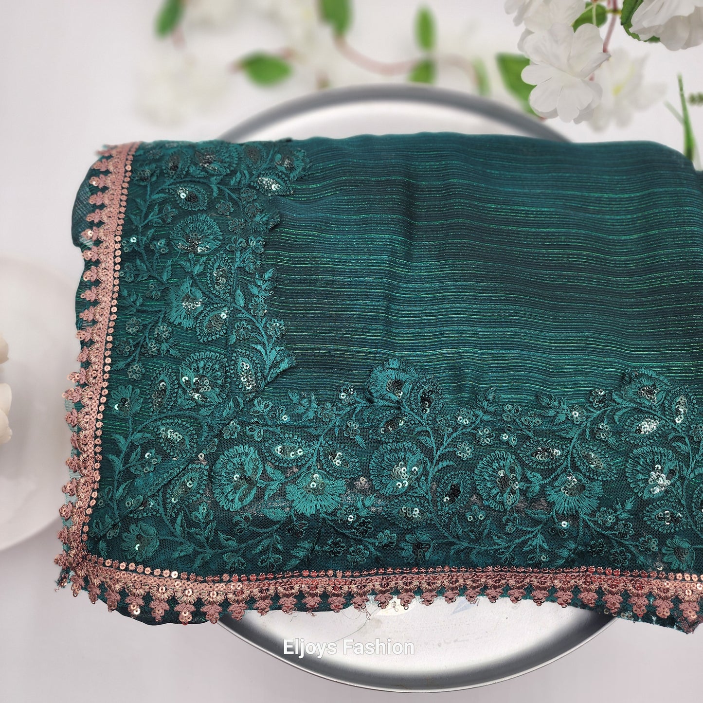 Bollywood Designer Fancy Partywear Saree Soft silk - Eljoys Fashion