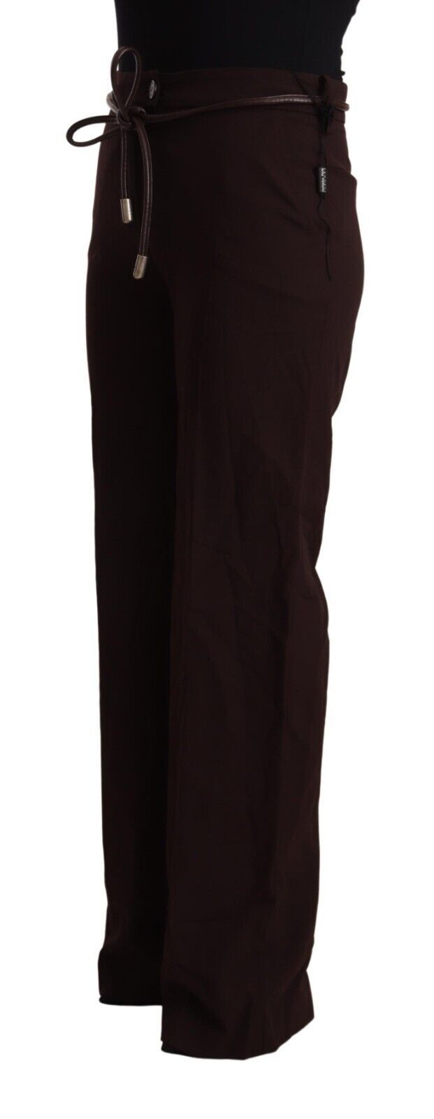 Patrizia Pepe Black High Waist Straight Formal Pants Patrizia Pepe