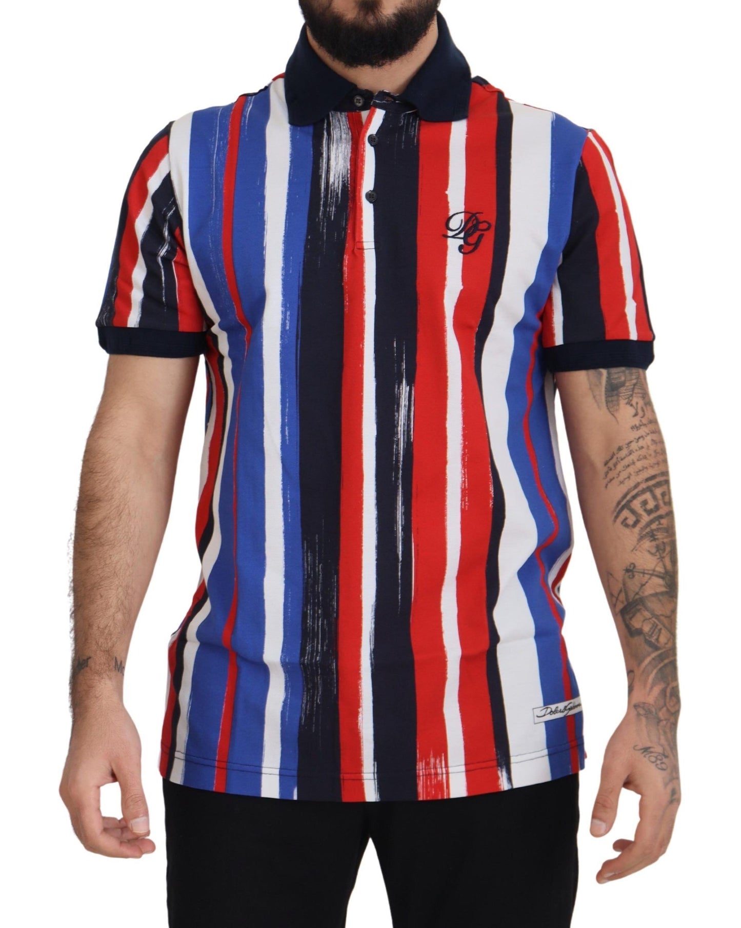 Dolce & Gabbana Multicolor Cotton Polo Top T-shirt Dolce & Gabbana