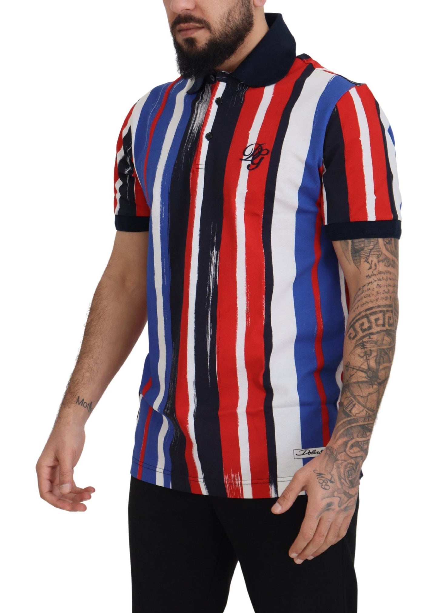 Dolce & Gabbana Multicolor Cotton Polo Top T-shirt Dolce & Gabbana
