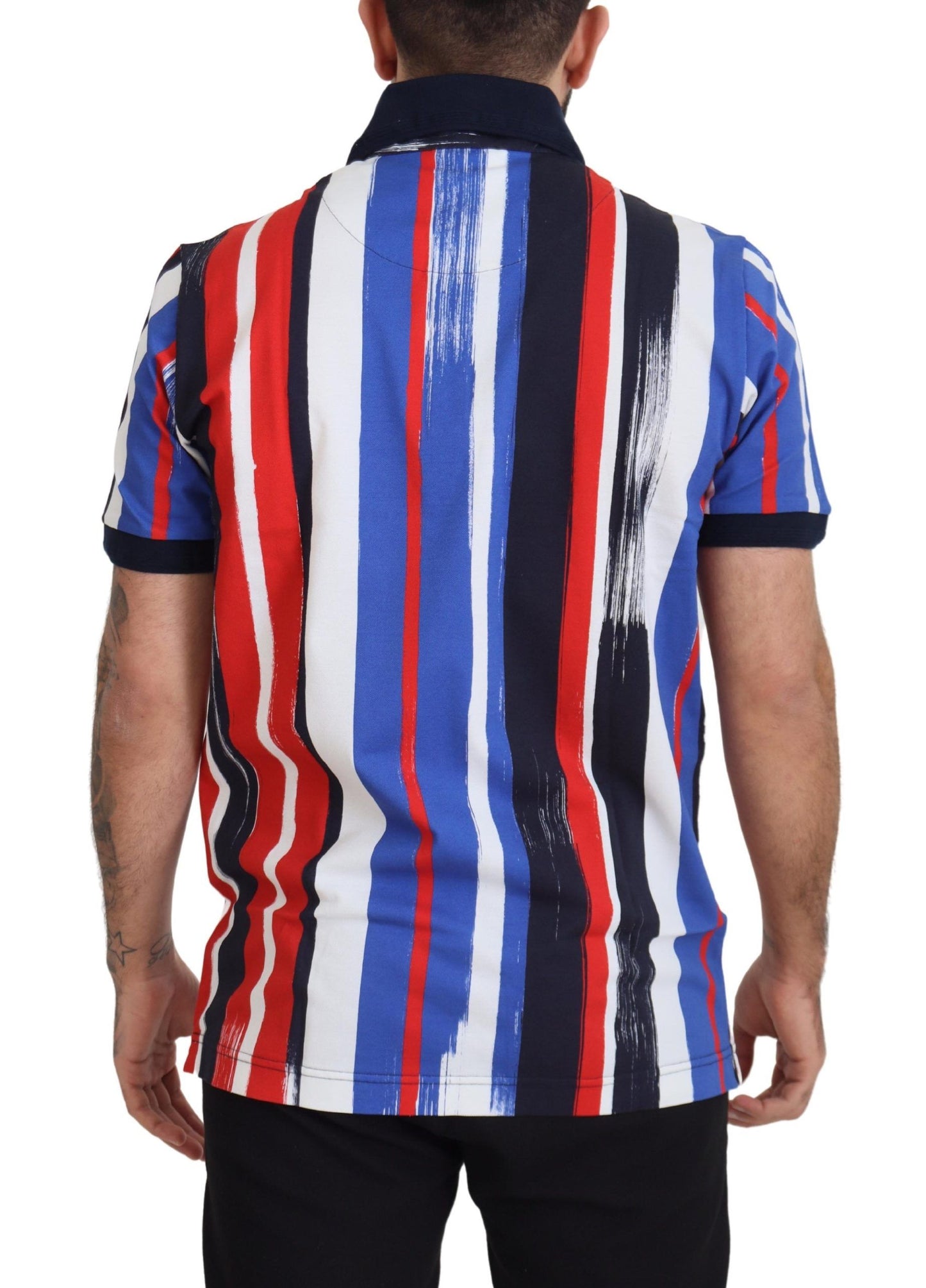 Dolce & Gabbana Multicolor Cotton Polo Top T-shirt Dolce & Gabbana