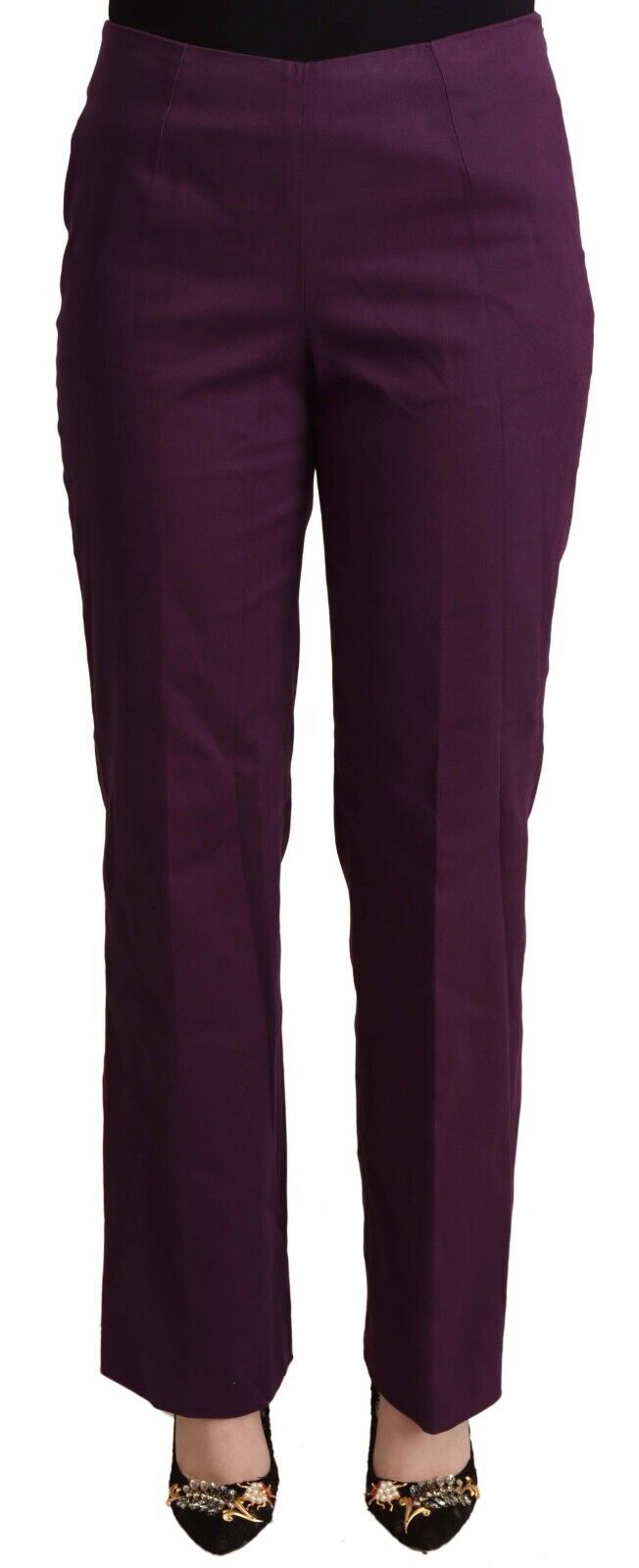 BENCIVENGA Violet High Waist Tapered Casual Pants BENCIVENGA
