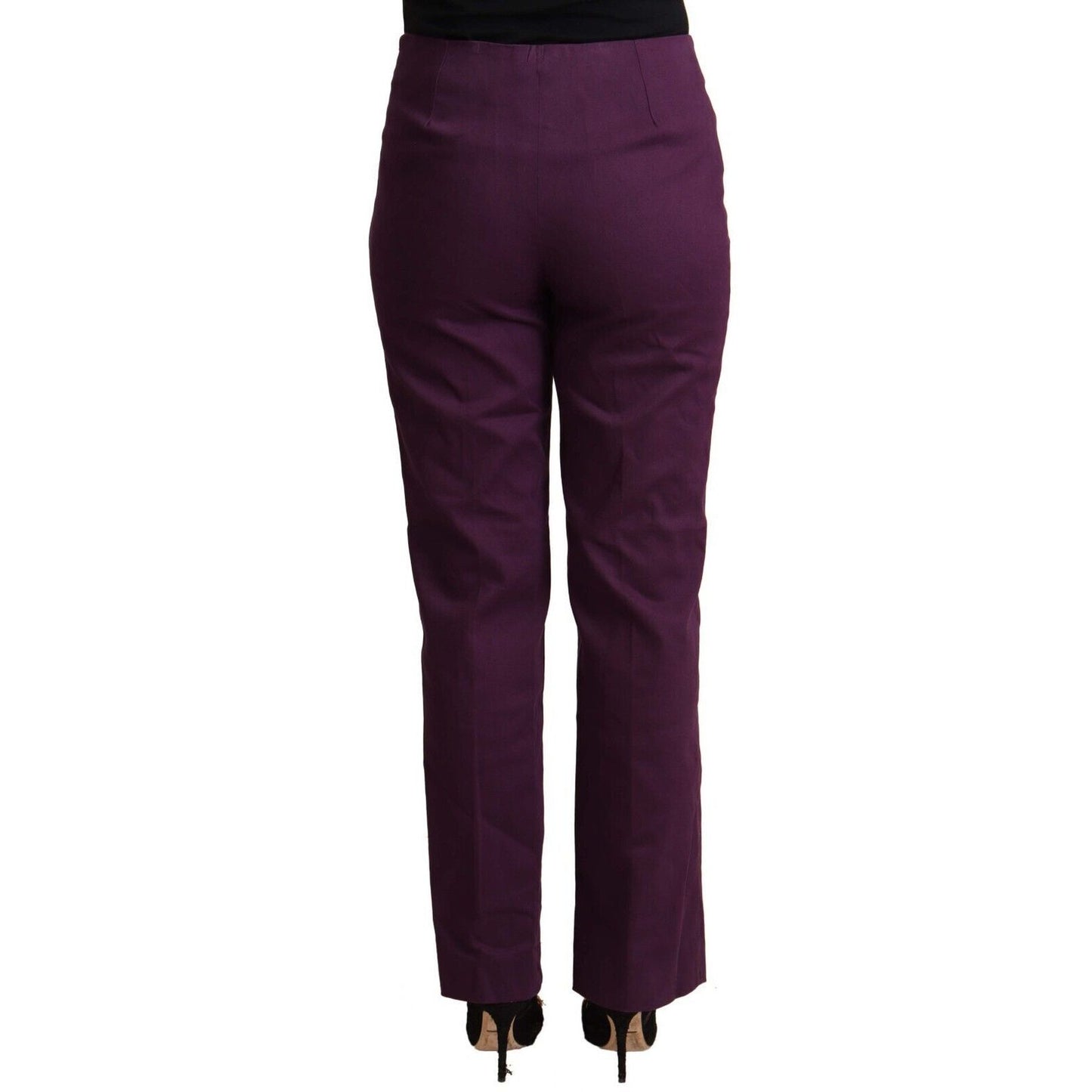 BENCIVENGA Violet High Waist Tapered Casual Pants