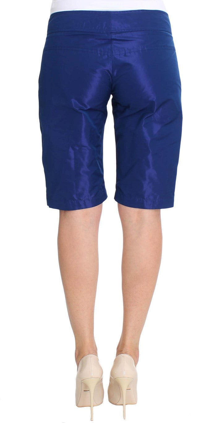 Ermanno Scervino Blue Above Knees Bermuda Shorts Ermanno Scervino