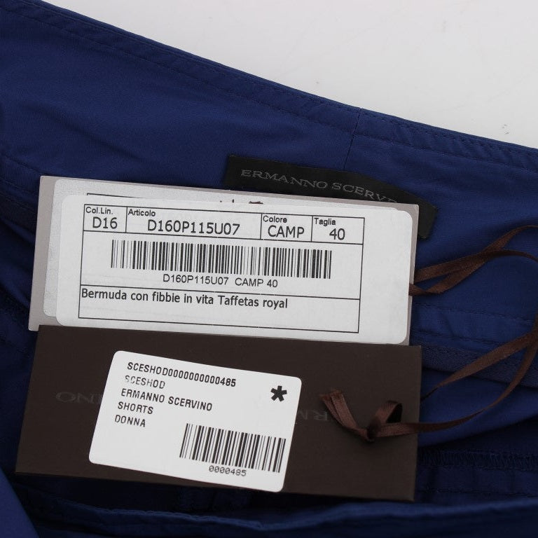 Ermanno Scervino Blue Above Knees Bermuda Shorts Ermanno Scervino