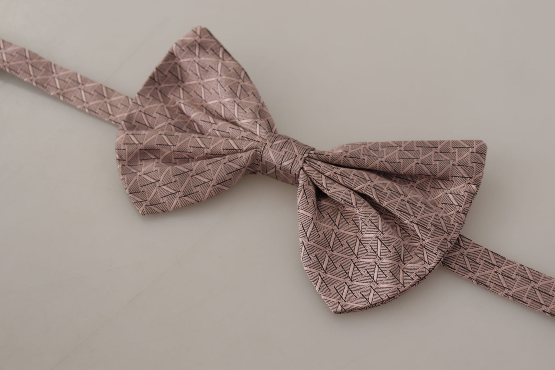 Dolce & Gabbana Gray Fantasy Print Adjustable Neck Papillon Bow Tie Dolce & Gabbana