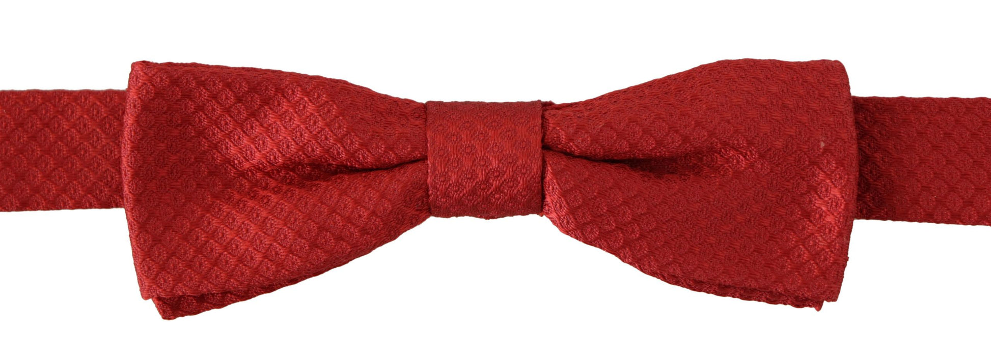 Dolce & Gabbana Red 100% Silk Adjustable Neck Papillon Tie Dolce & Gabbana
