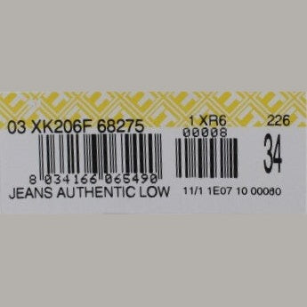 Acht Beige Cotton Patchwork Jeans Acht