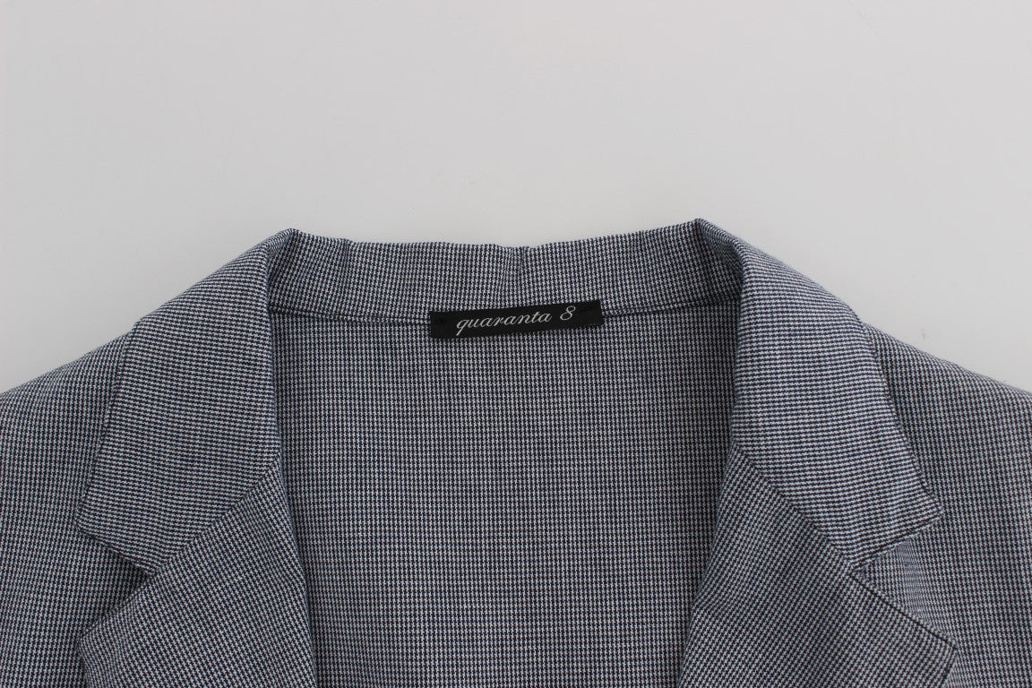 Master Coat Blue Double Breasted Regular Fit Blazer Master Coat