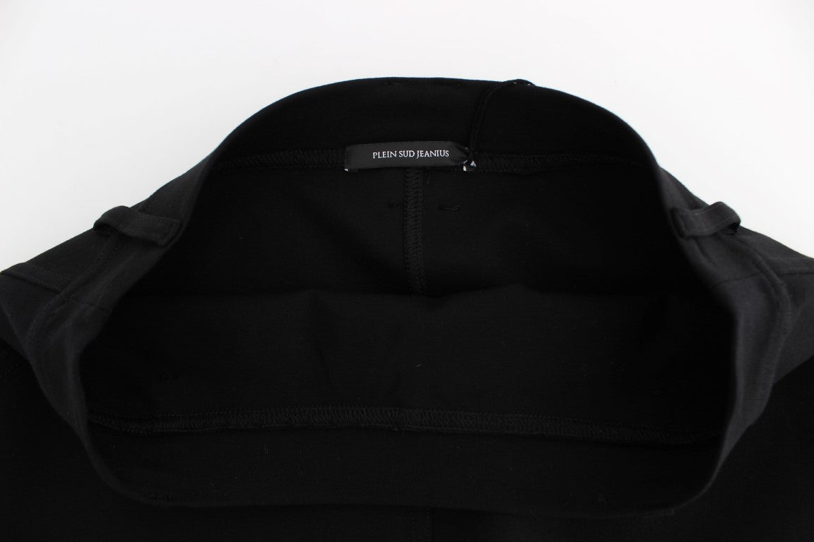 PLEIN SUD Black Straight Pencil Skirt PLEIN SUD