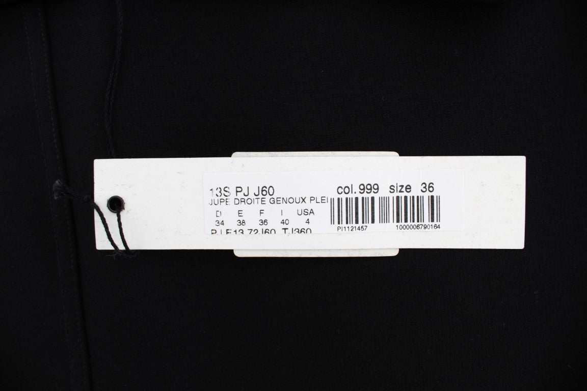 PLEIN SUD Black Straight Pencil Skirt PLEIN SUD