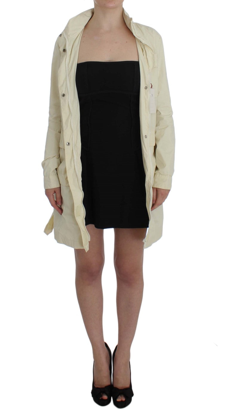 P.A.R.O.S.H. Beige Weather Proof Trench Jacket Coat P.A.R.O.S.H.
