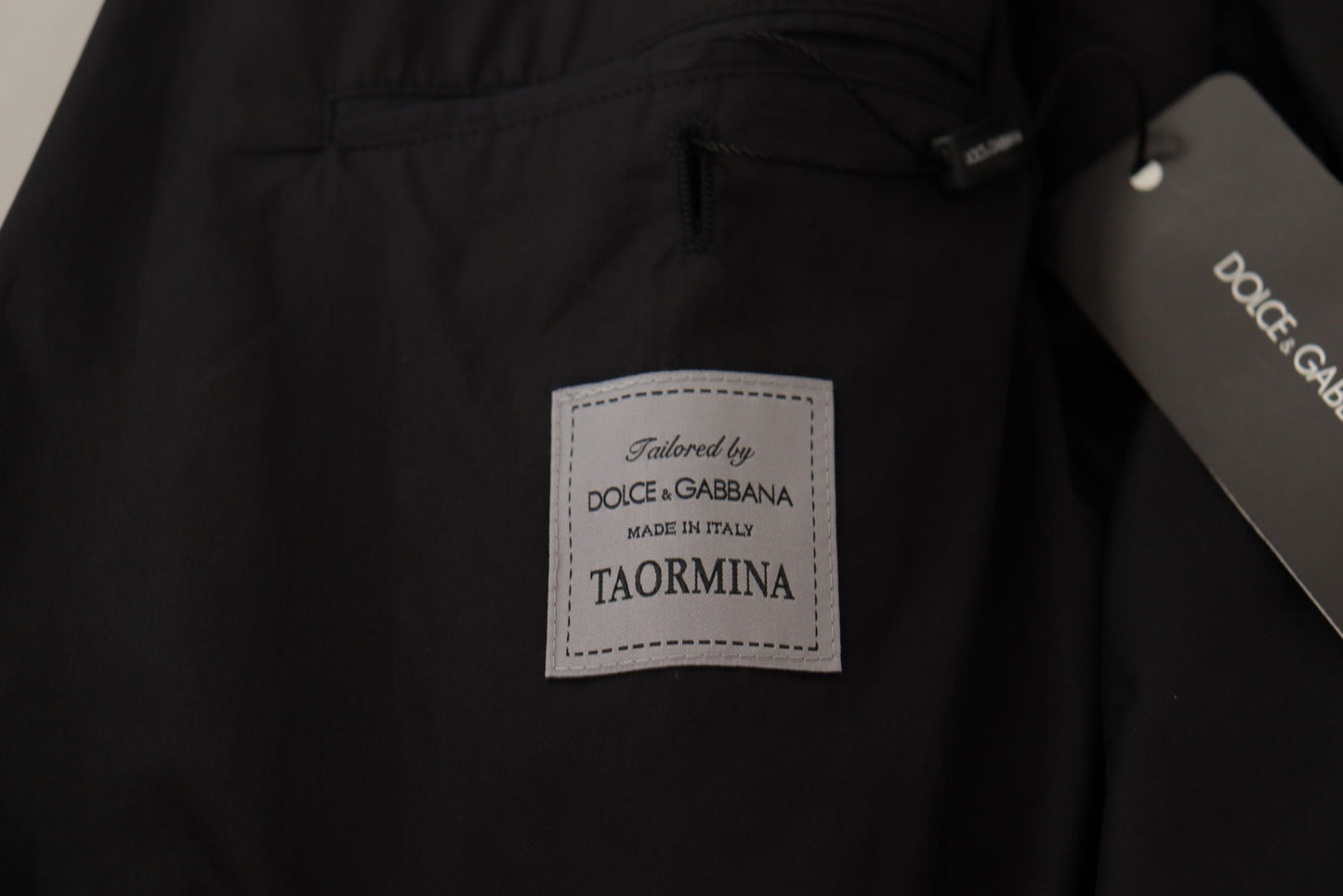 Dolce & Gabbana Black Single Breasted TAORMINA Breasted Blazer Dolce & Gabbana