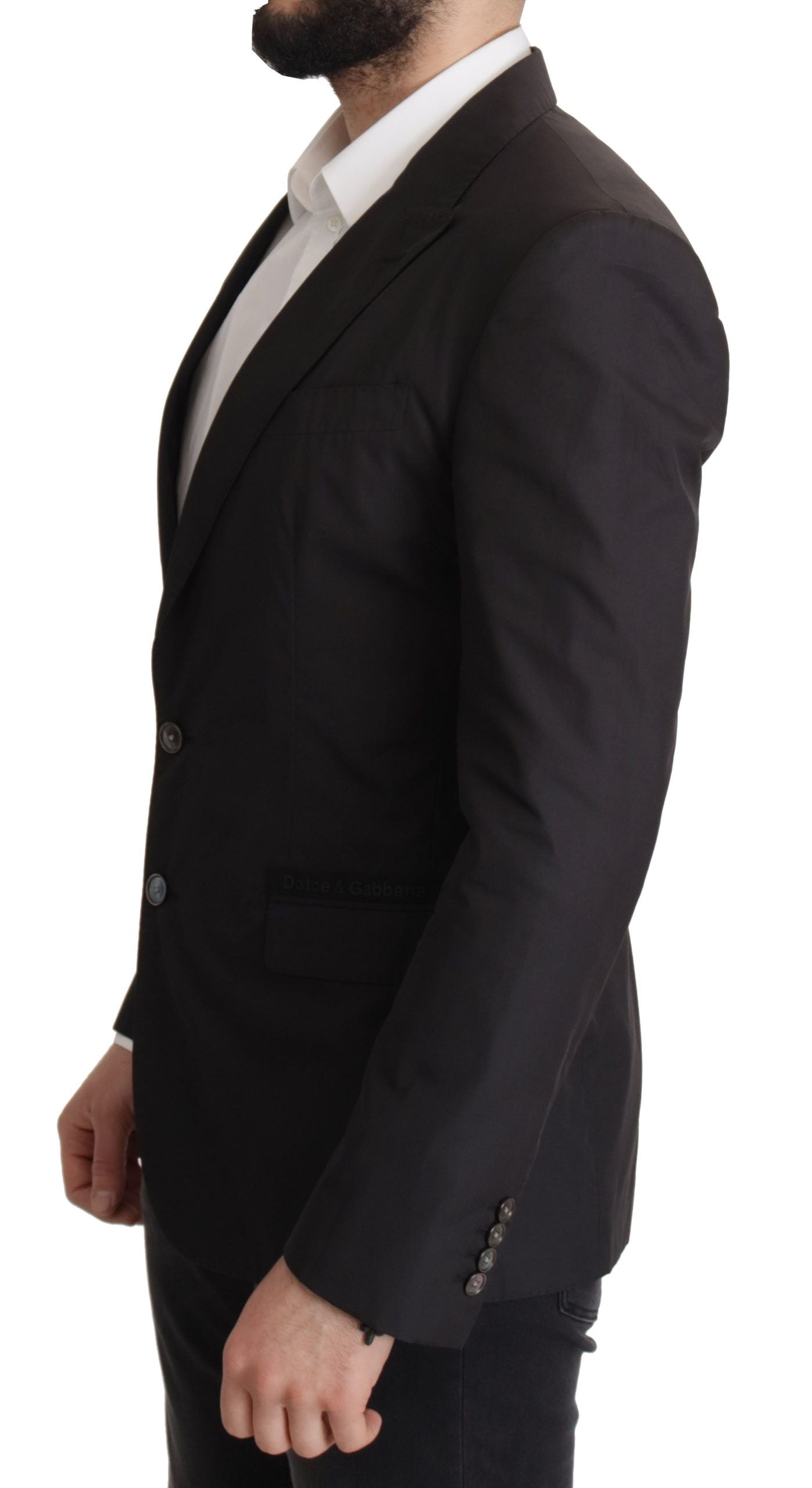 Dolce & Gabbana Black Single Breasted TAORMINA Breasted Blazer Dolce & Gabbana