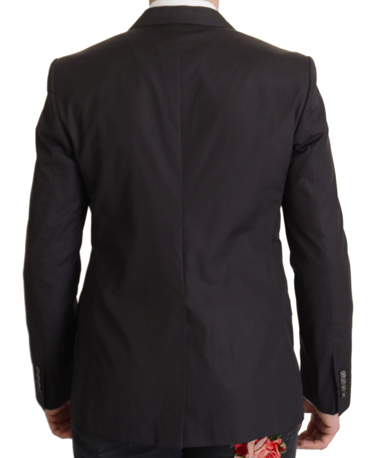 Dolce & Gabbana Black Single Breasted TAORMINA Breasted Blazer Dolce & Gabbana