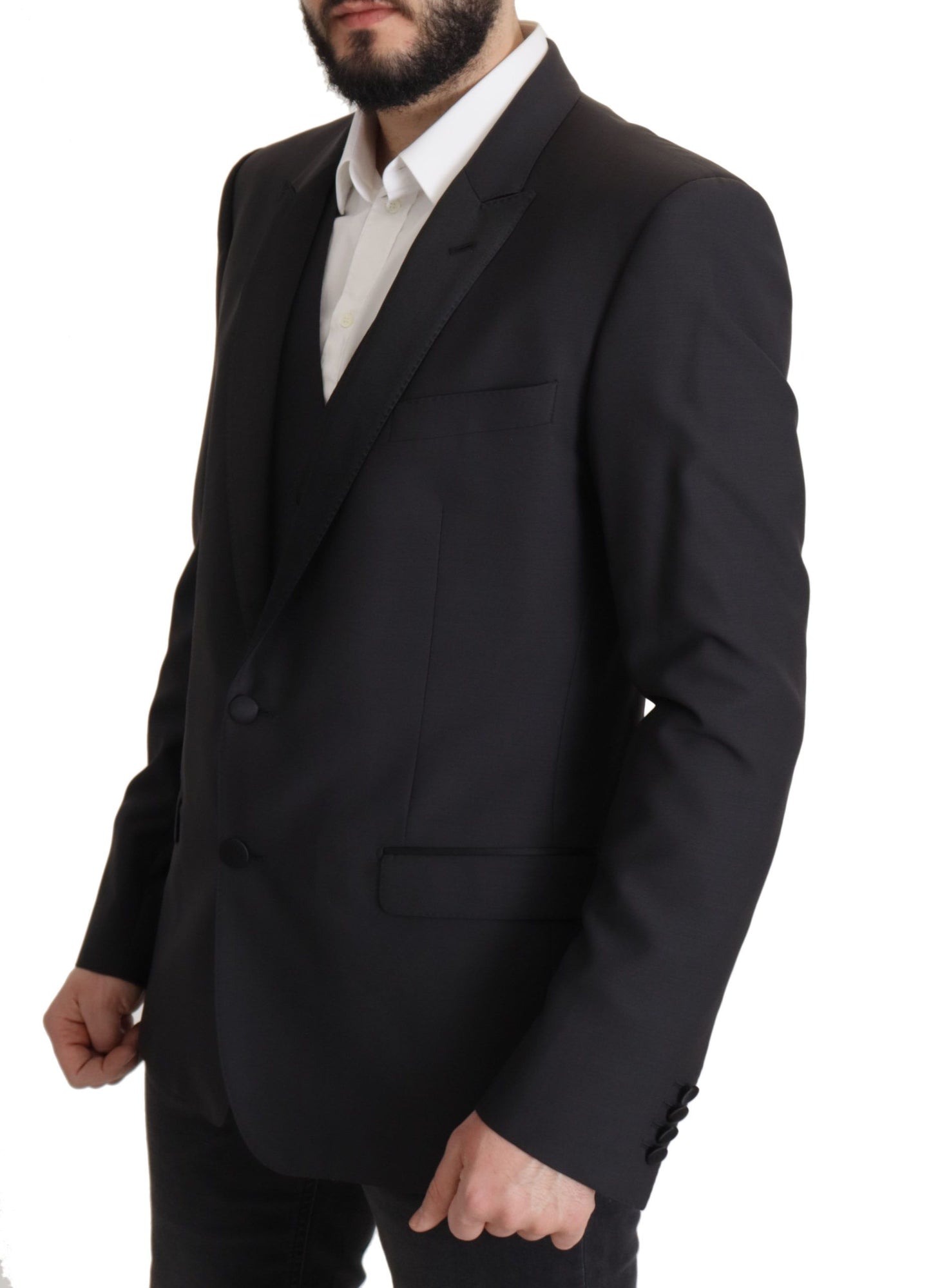 Dolce & Gabbana Dark Blue Single Breasted MARTINI Blazer Dolce & Gabbana